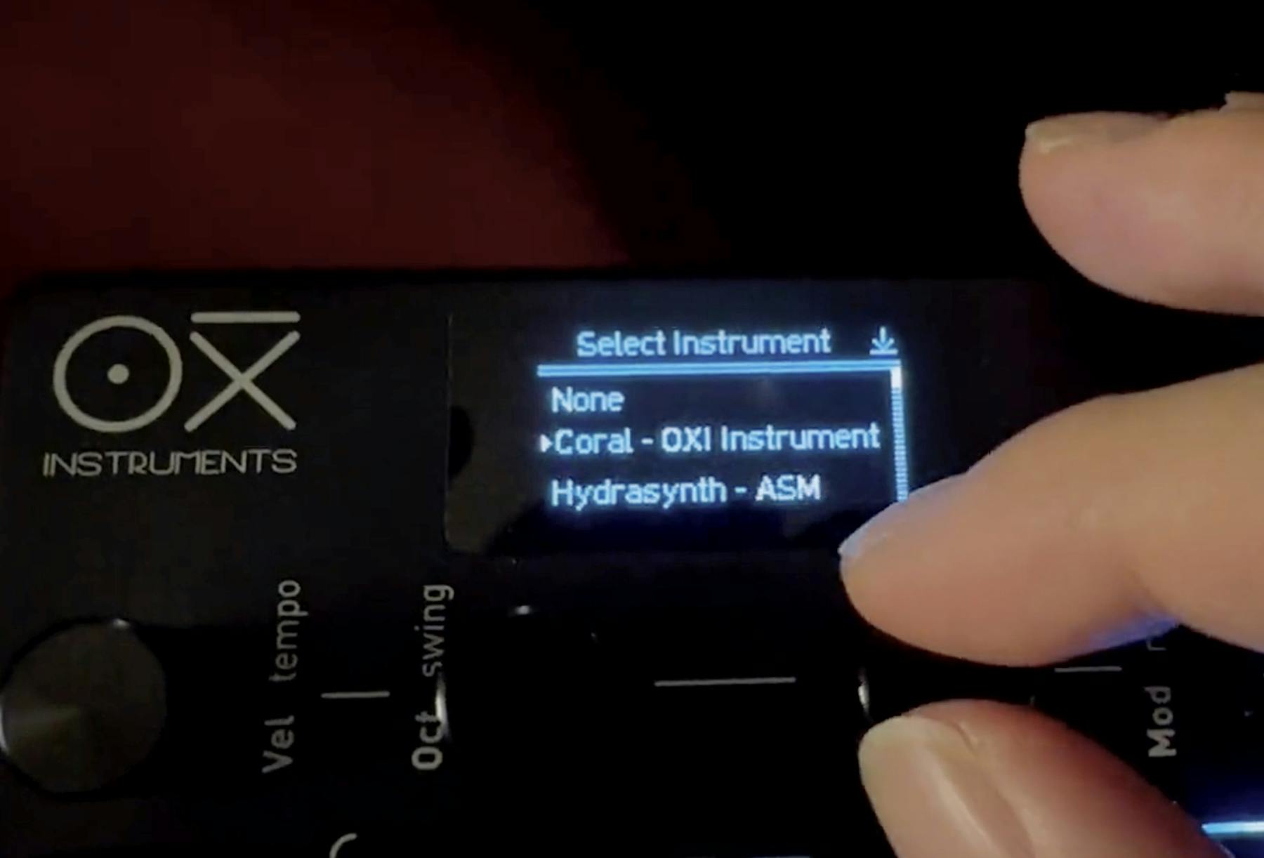 Instruments Definitionを利用している様子