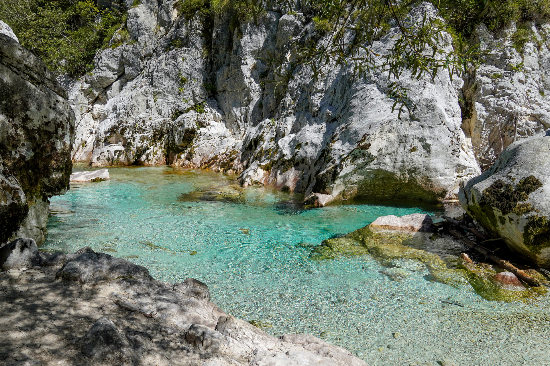 natural pool in the soca valley 