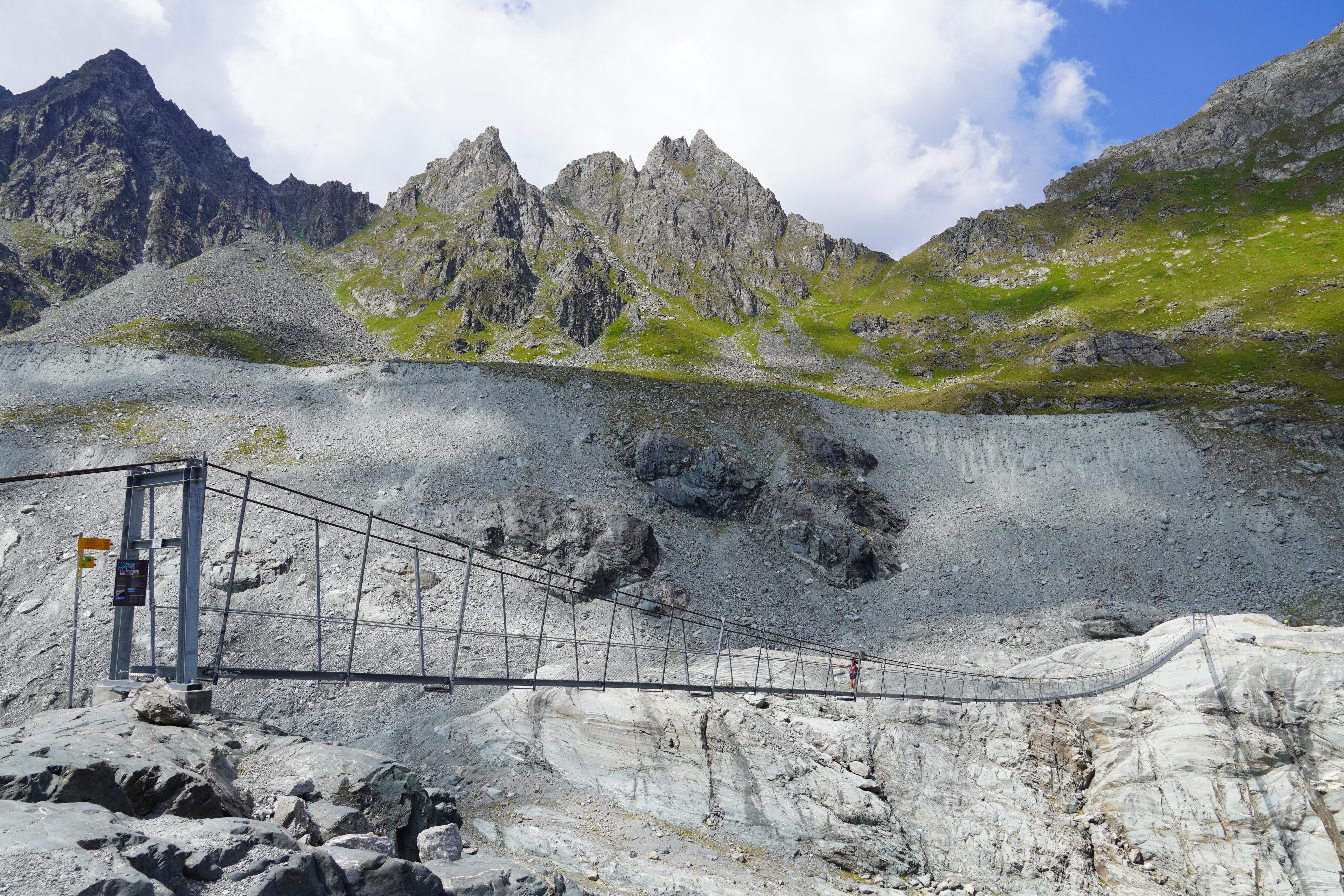 Corbassière suspension bridge