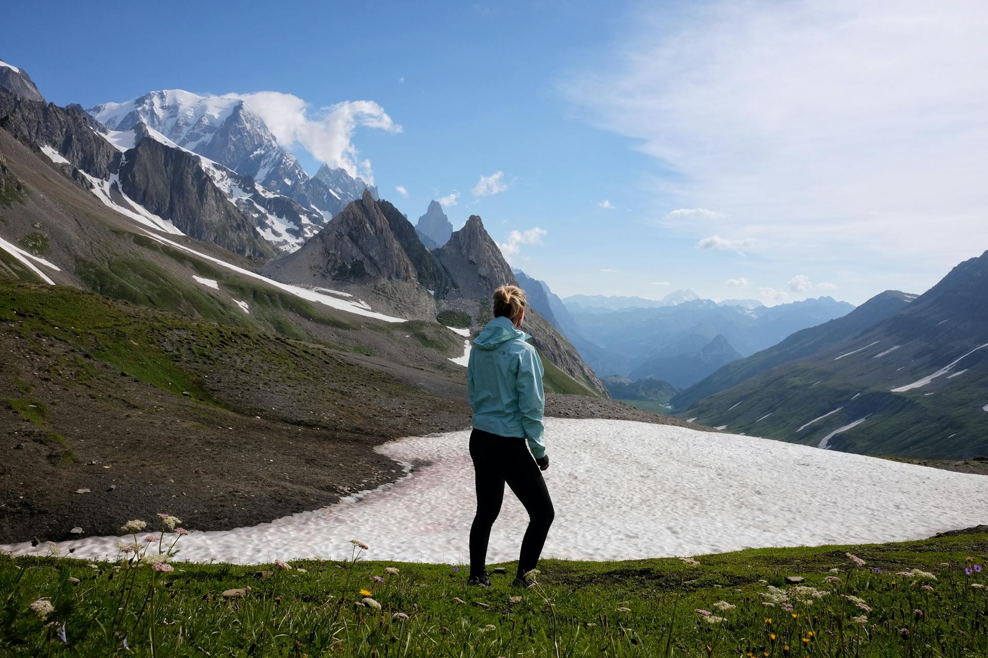 Tour du Mont Blanc route, Col de la Seigne.