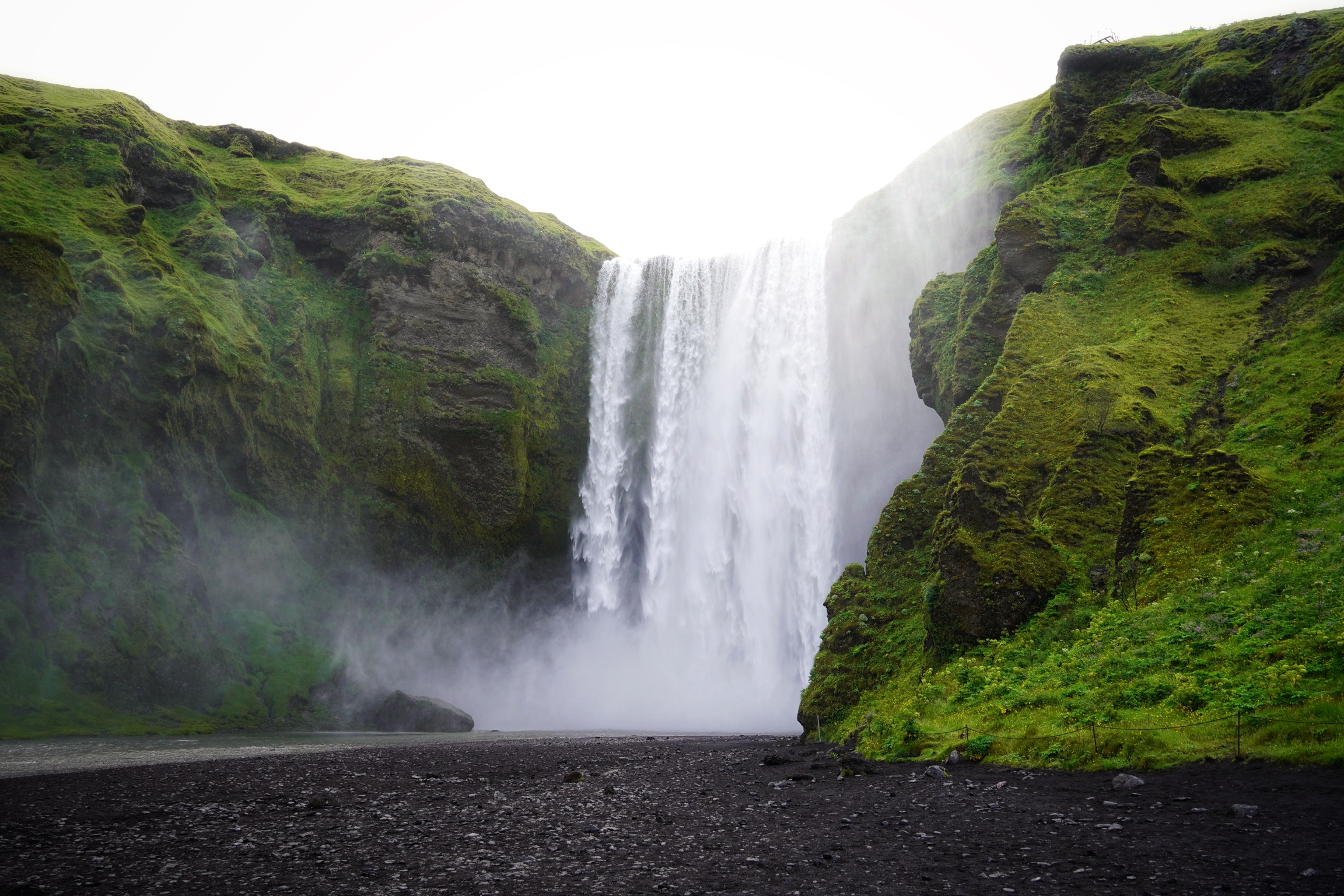 Skogar waterfall Iceland.