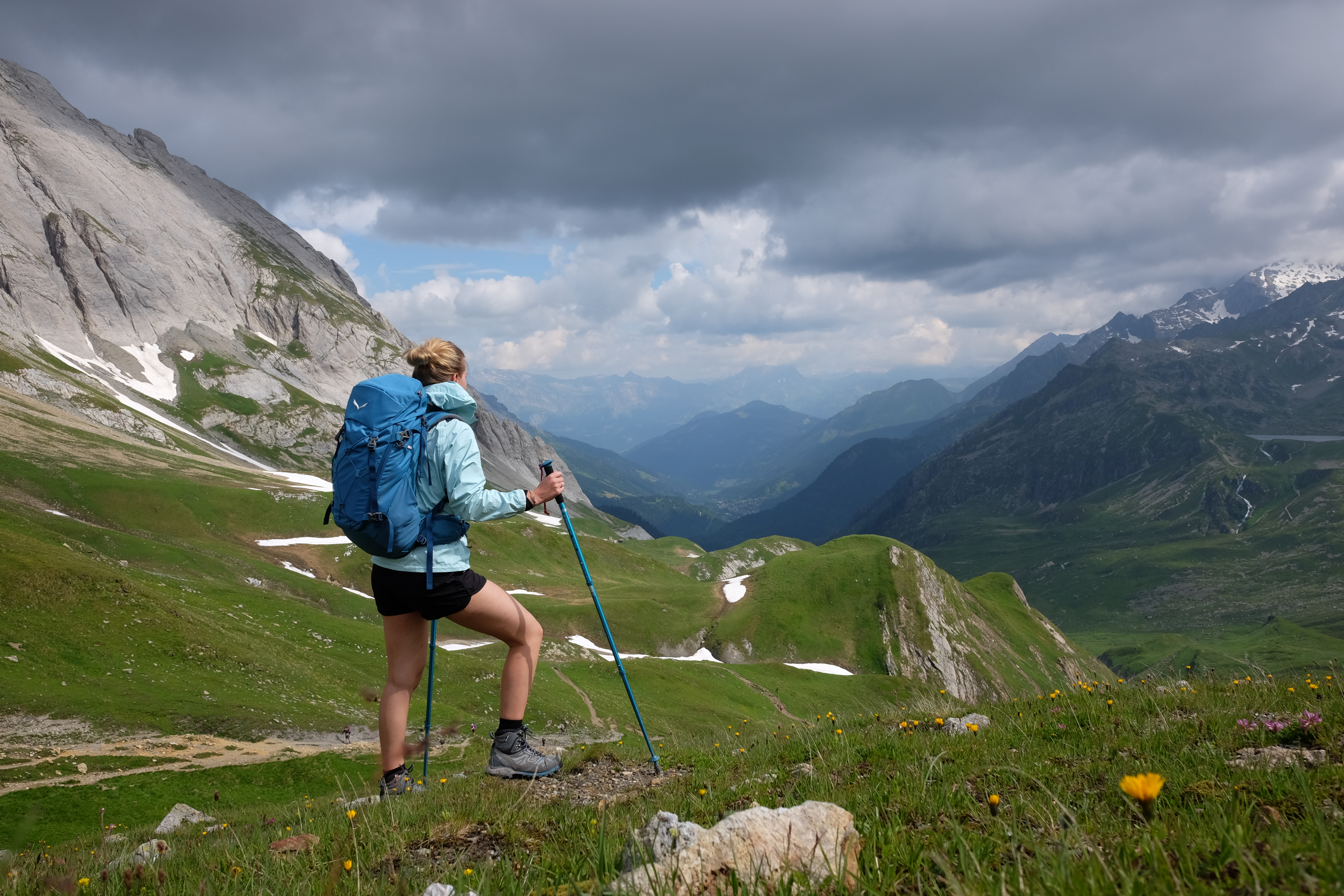 Tour du Mont Blanc route, Col du Bonhomme.