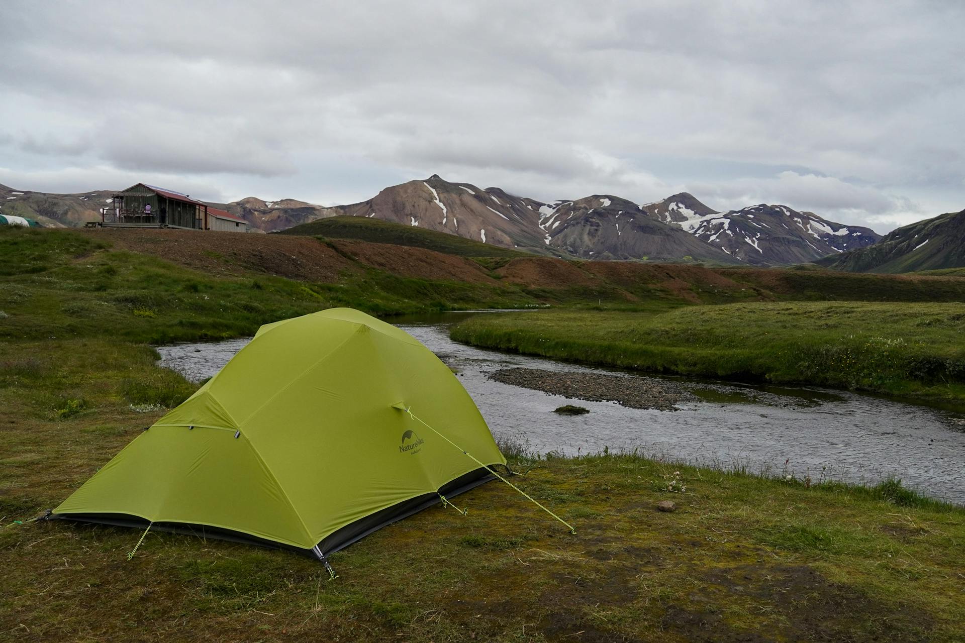 Camping in Laugavegur Trail, Iceland