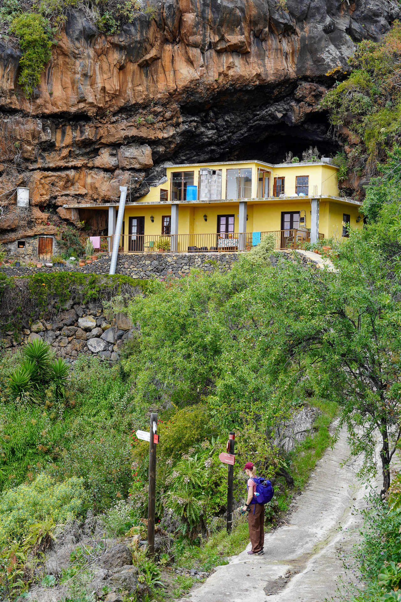 Cave Building on GR130, La Palma