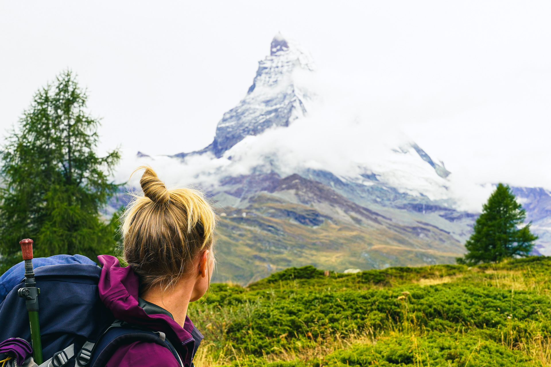 Matterhorn views along the 5 Lakes Trail
