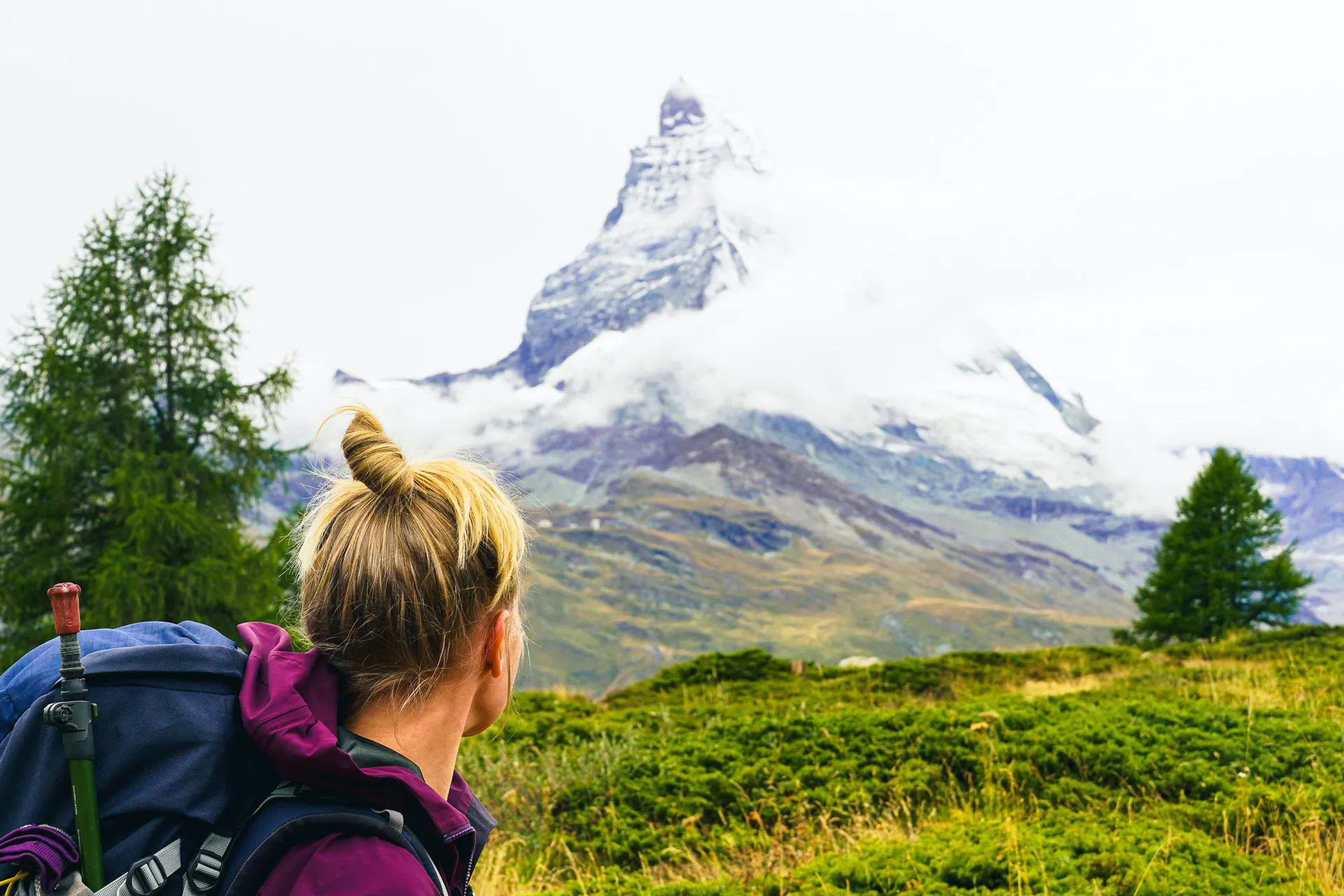 Matterhorn views along the 5 Lakes Trail