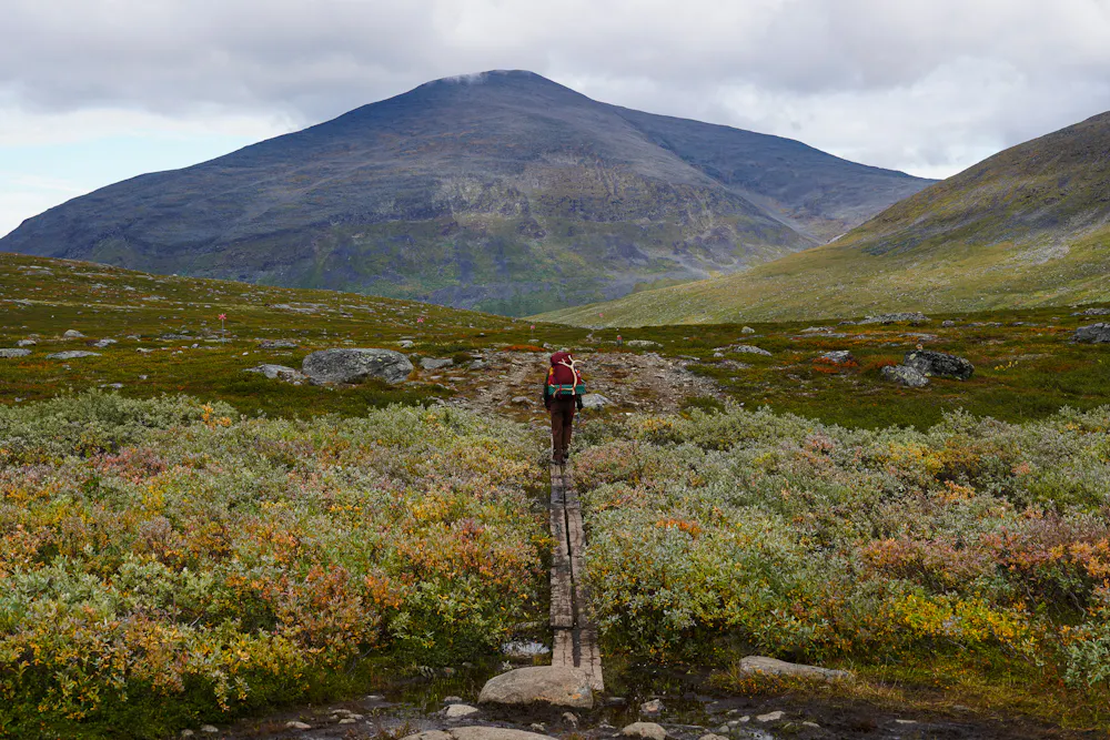 Hiking in the Arctic
