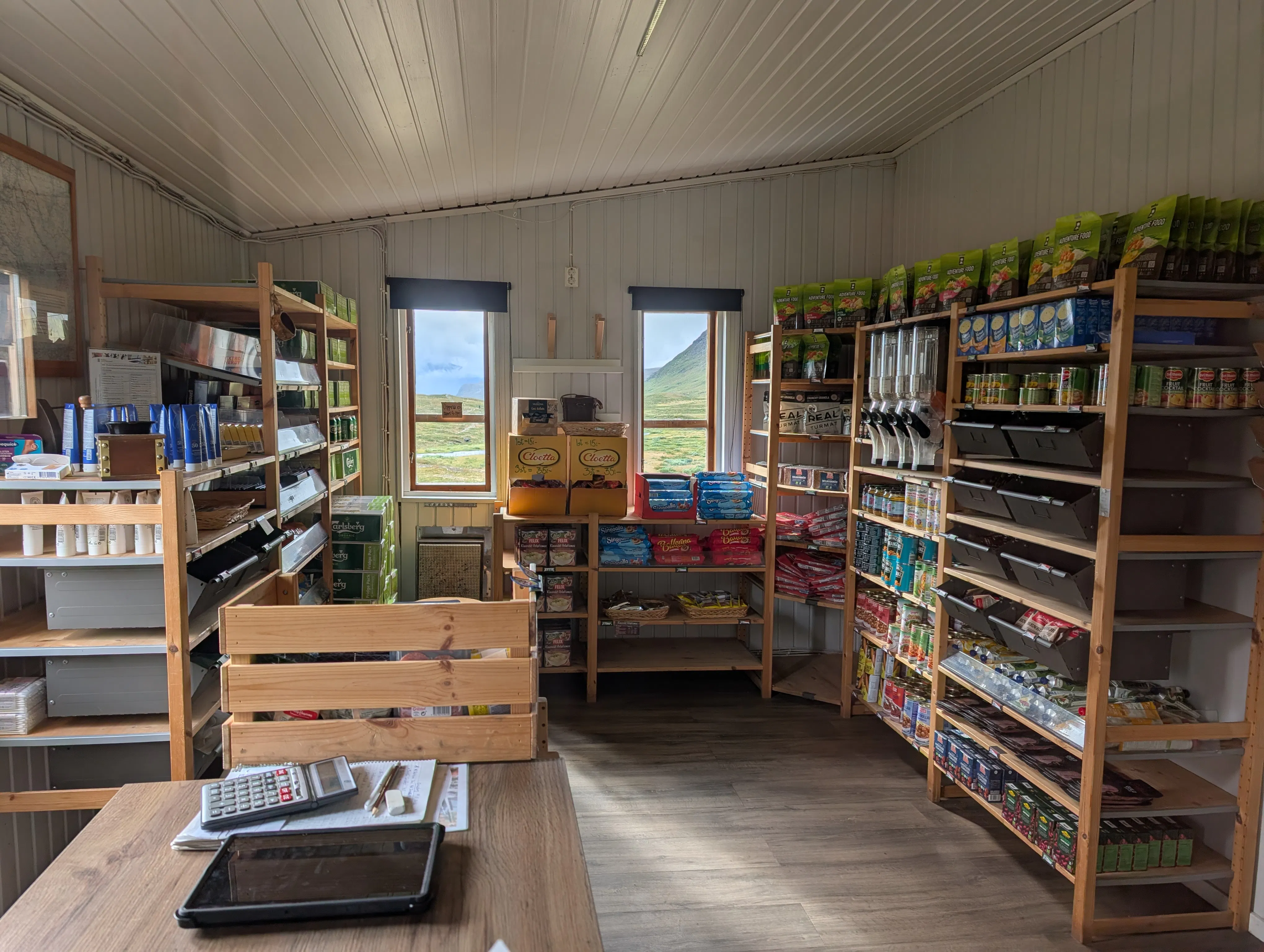 A shop in a STF hut