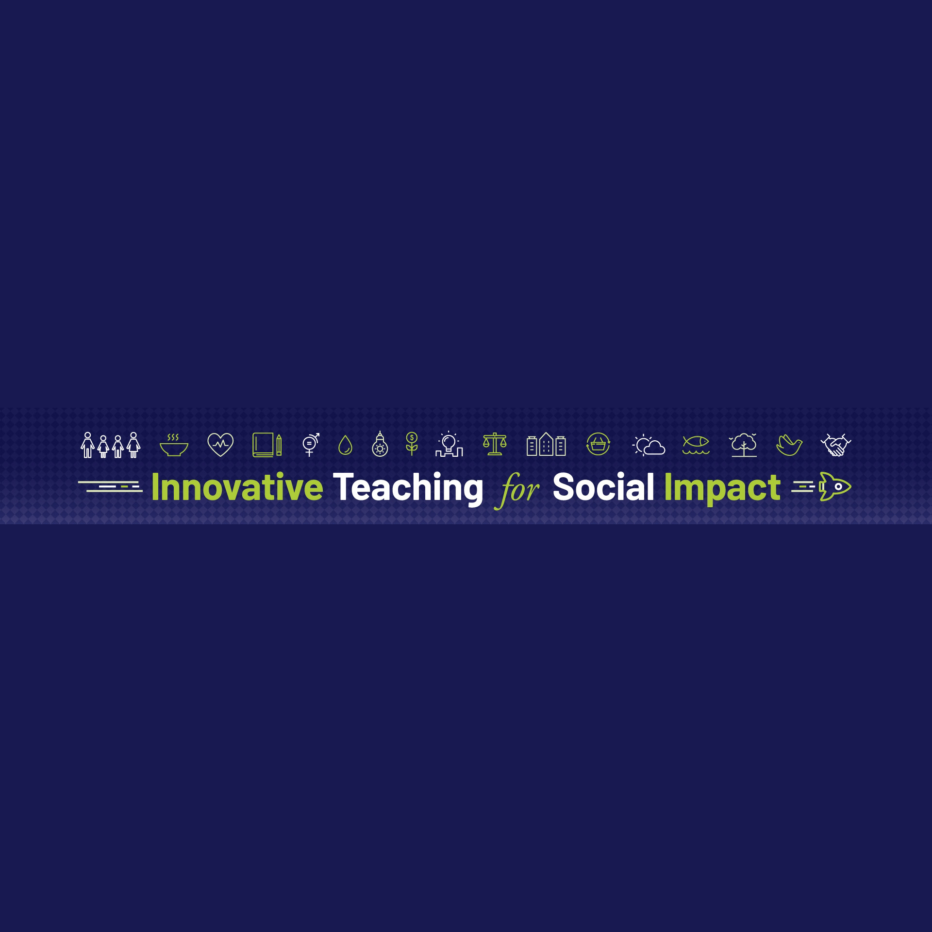 Innovative teaching for social impact