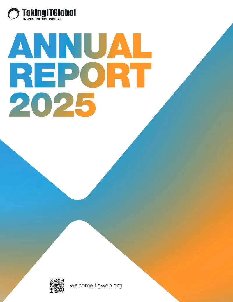 TakingITGlobal 2025 Annual Report cover