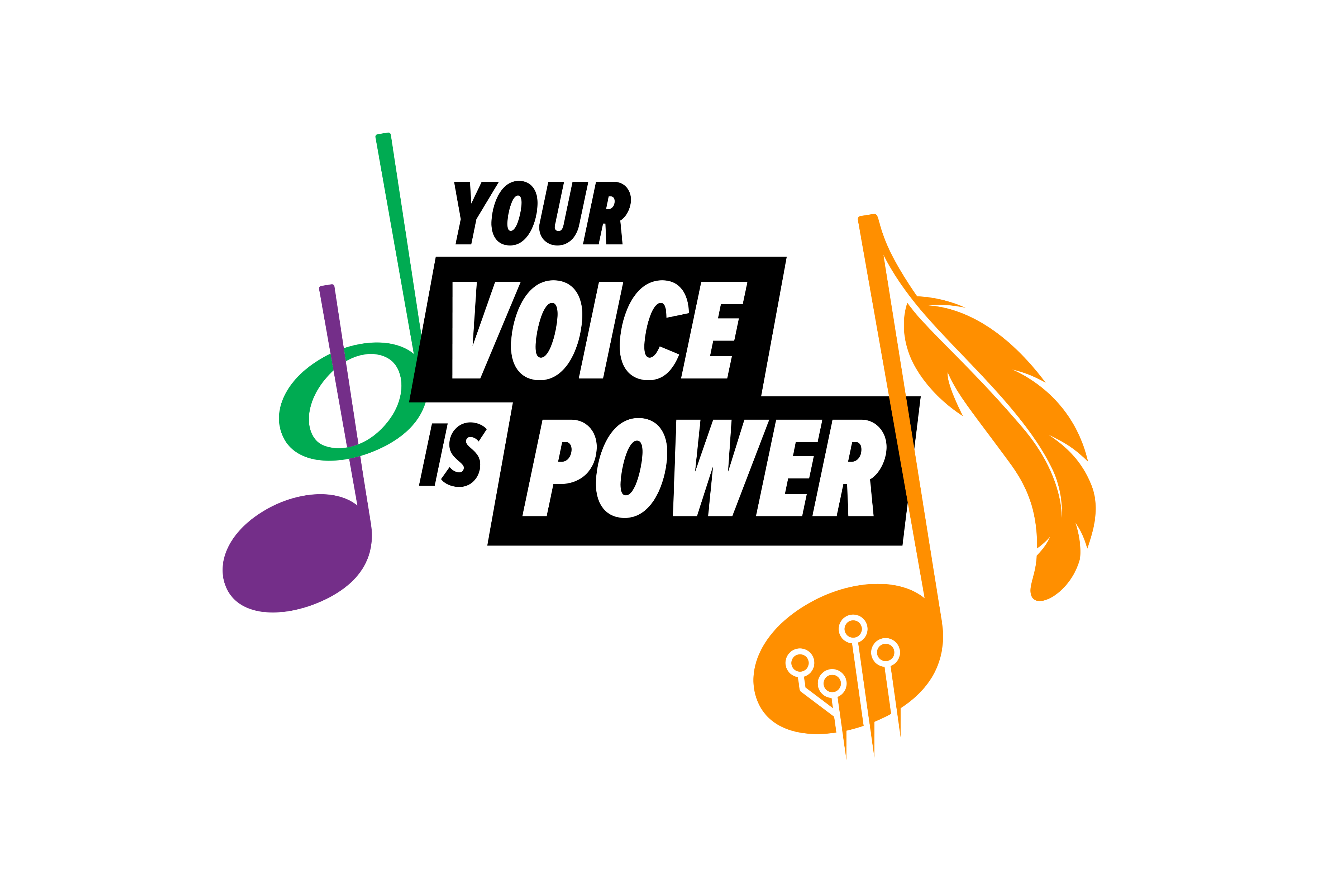 Ta voix est puissante