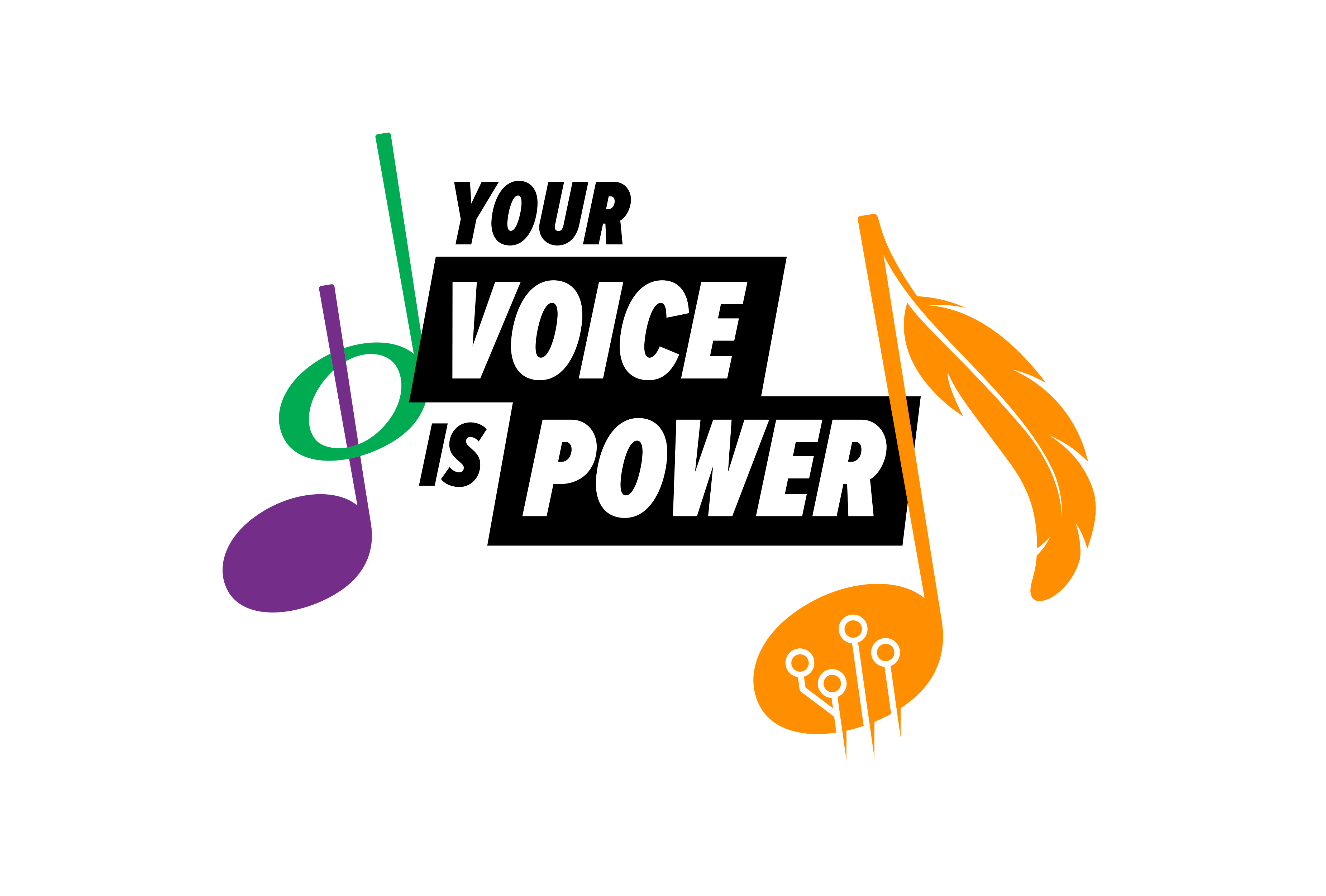 Ta voix est puissante