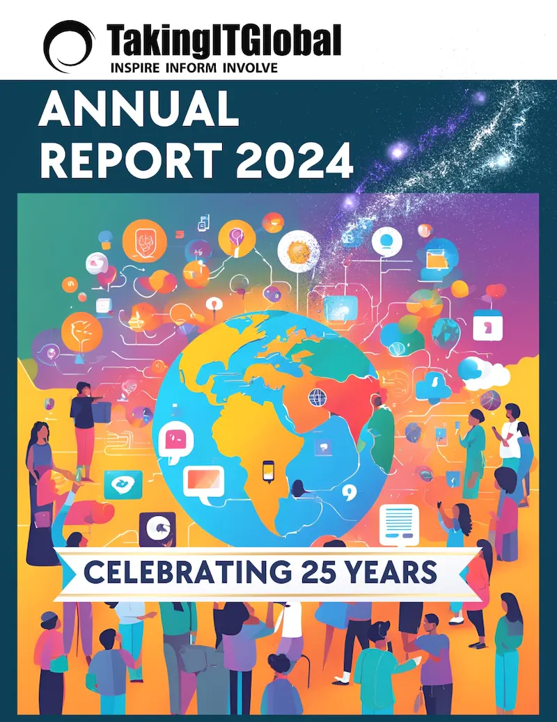 TakingITGlobal 2024 Annual Report cover