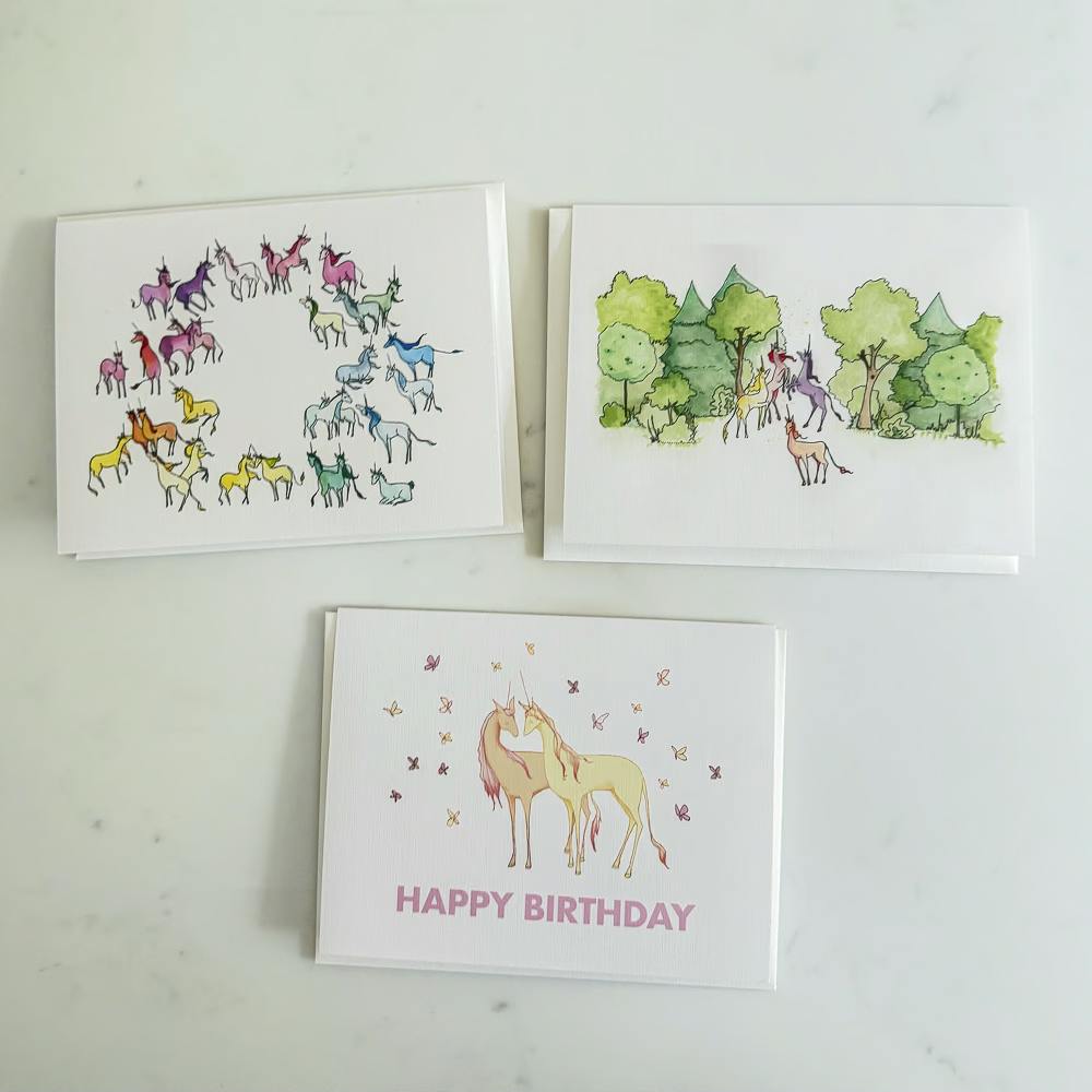 Unicorn Card Trio