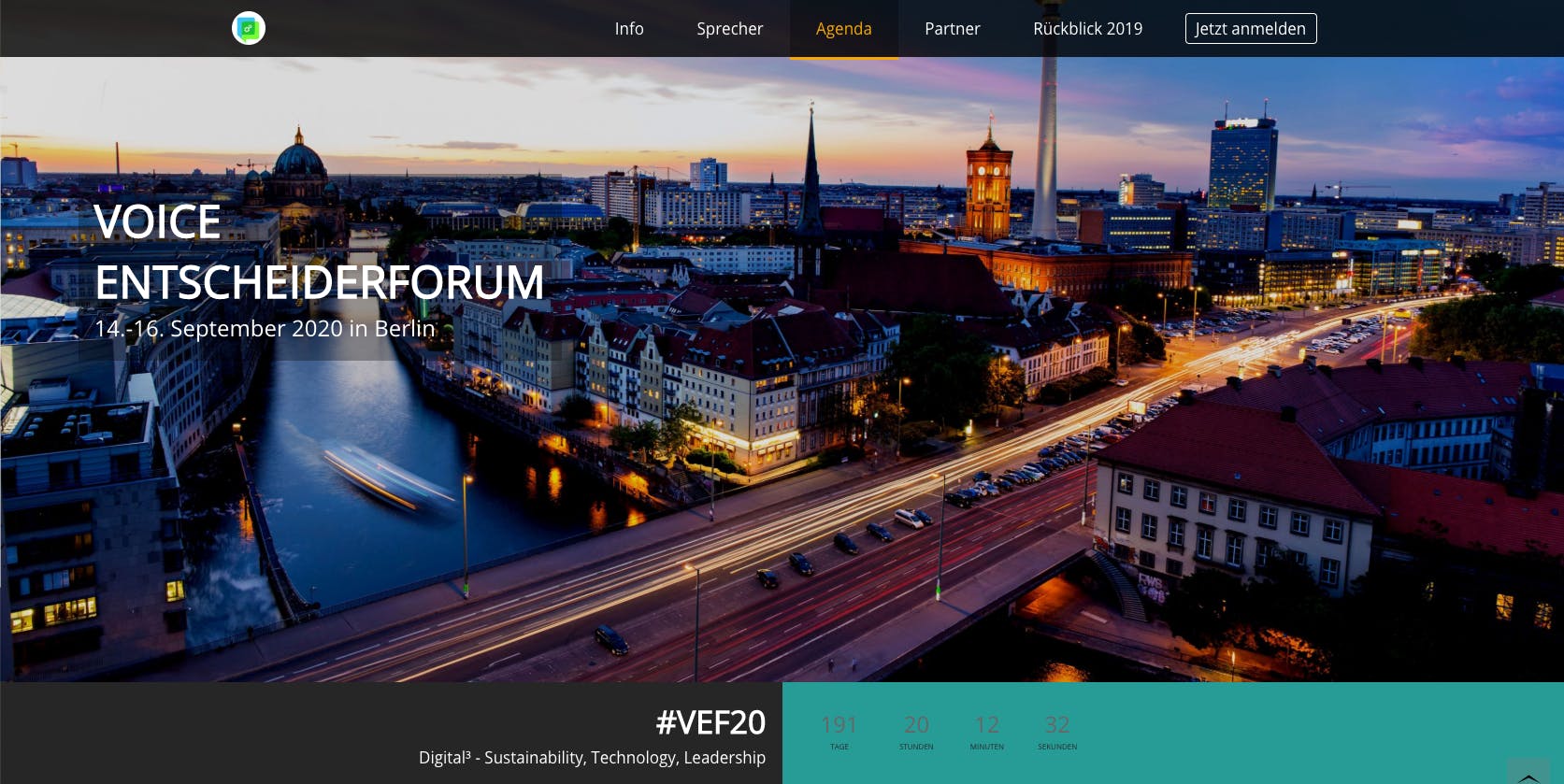 Instant Event Website