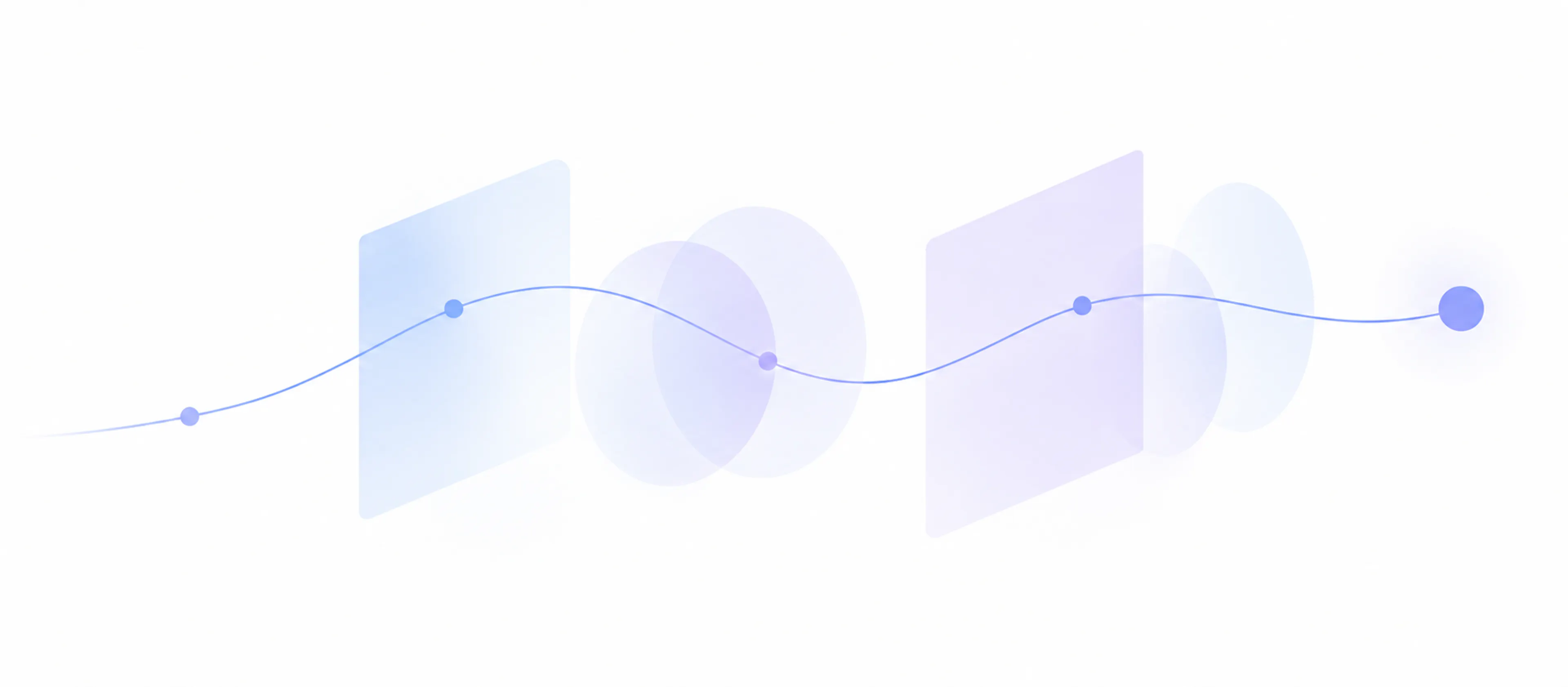A path adapting as it moves through a sequence of constraints.