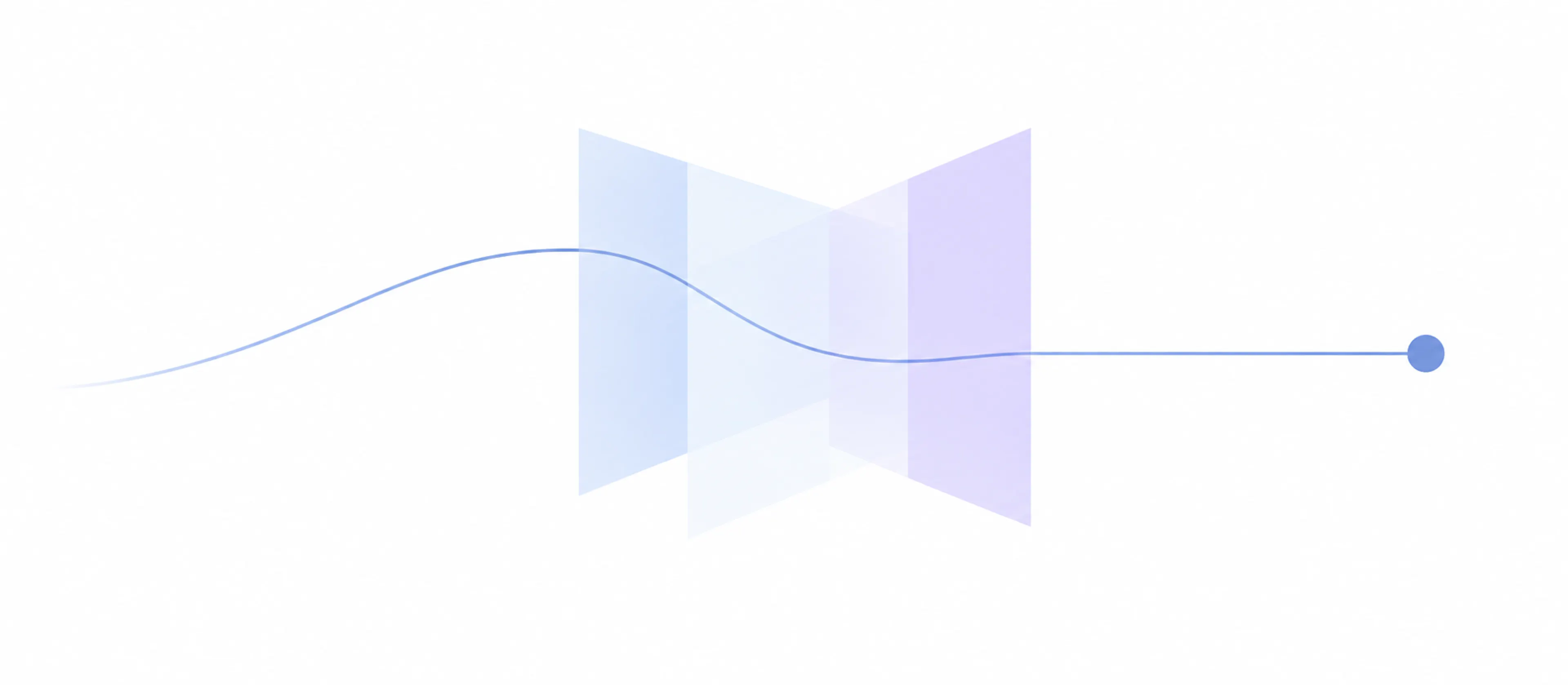A web component moving through layered interface boundaries.