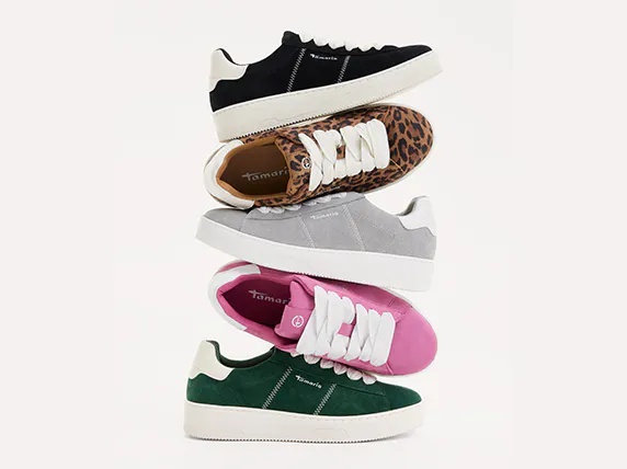 Ledersneaker - multicolor 1-23730-41-957: Tamaris Sneaker online 