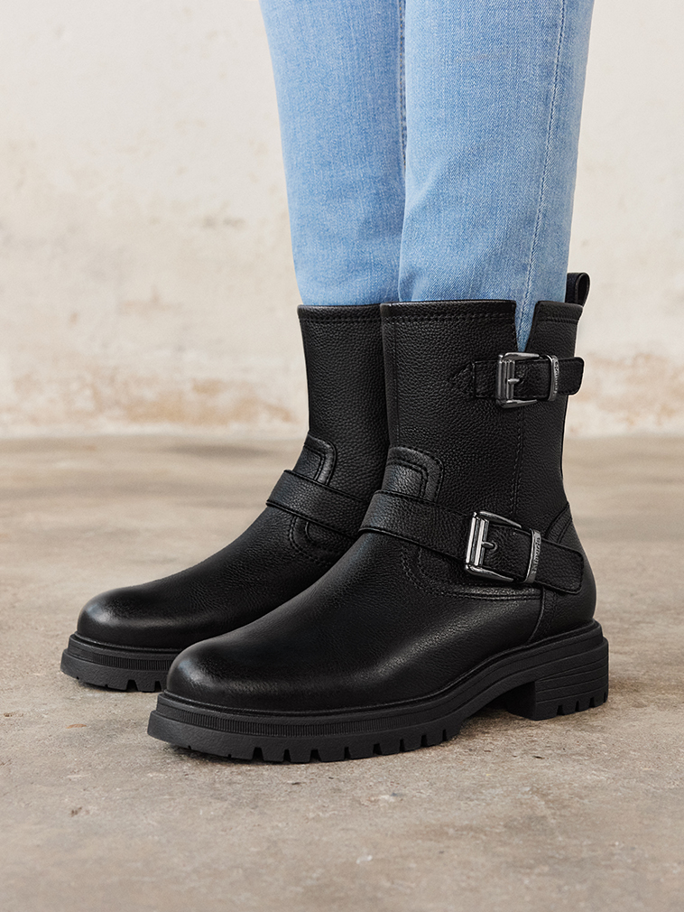 Fashion bottes de motard femme