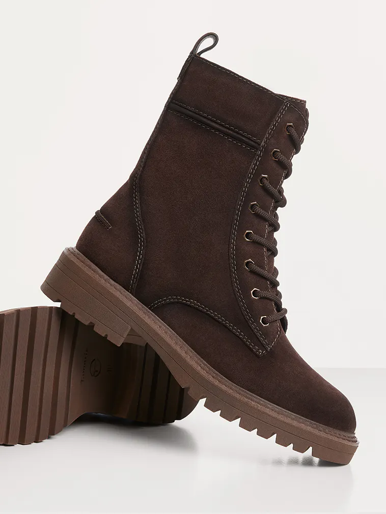 Bottines Chelsea Homme En Daim Synthétique - Lacets, Semelle Légère, Tailles 40 à 47, Style Décontracté