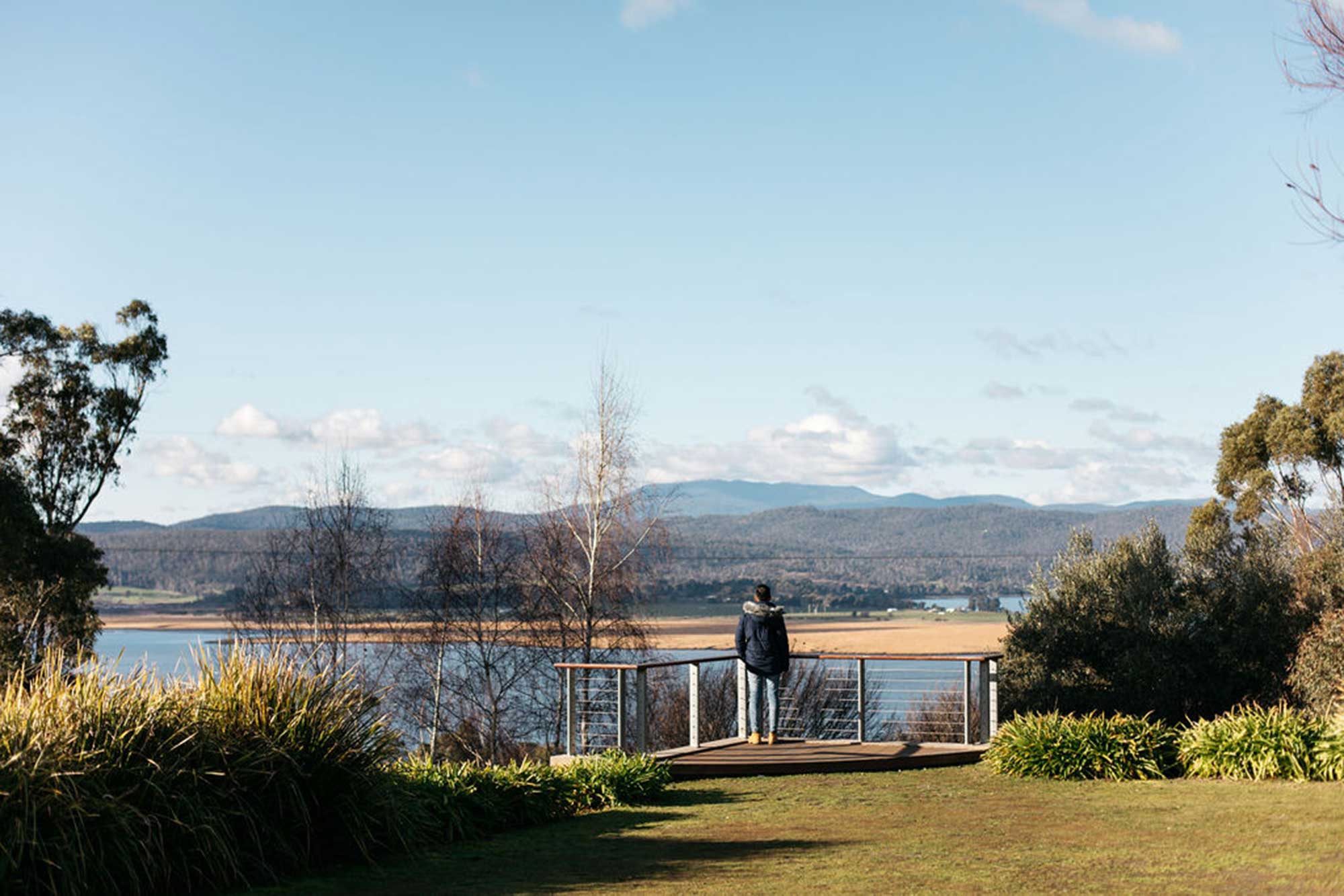 View from the Tamar Ridge Cellar Door