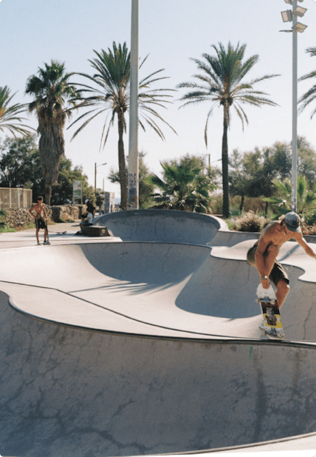 People skating