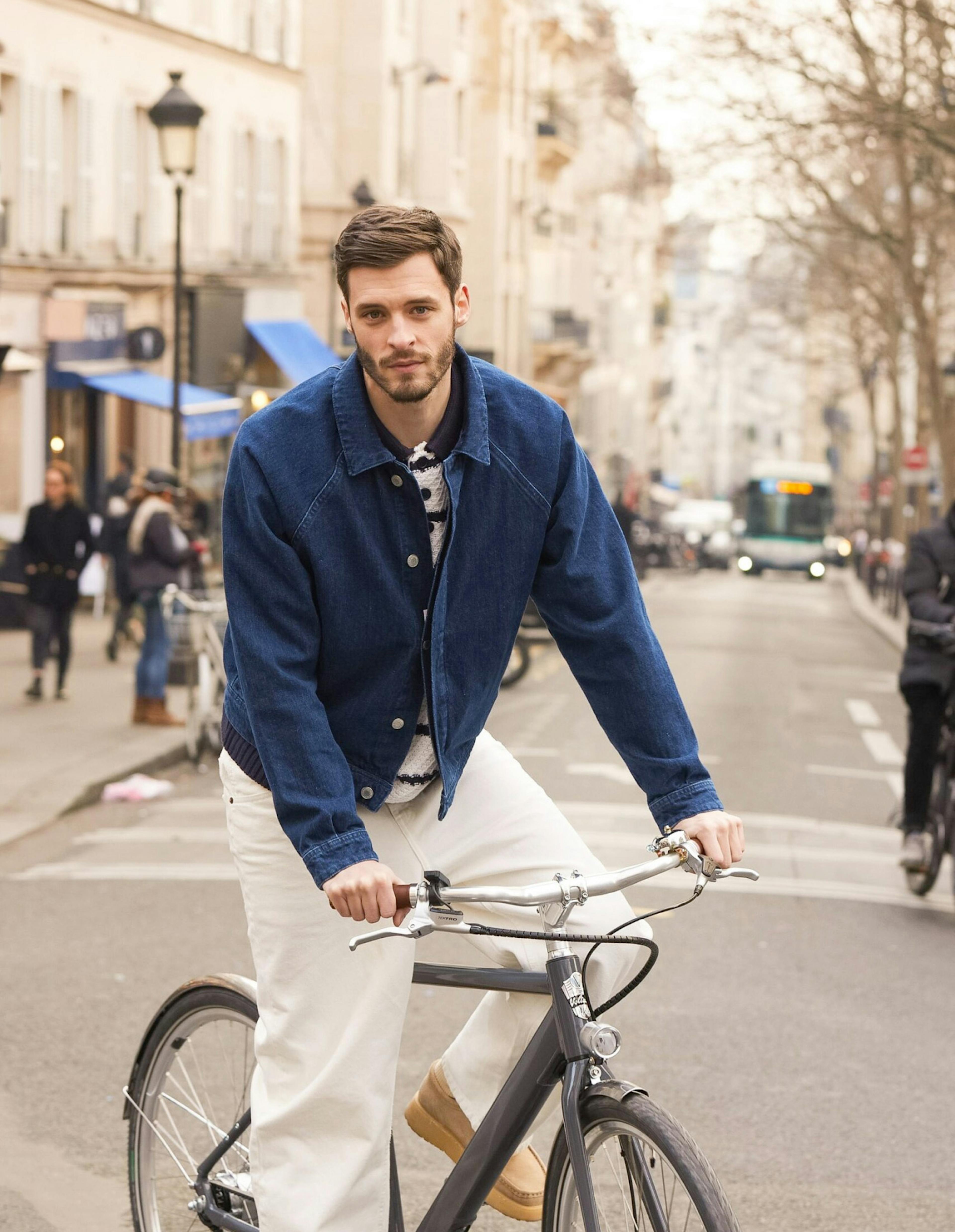 Man on a bike