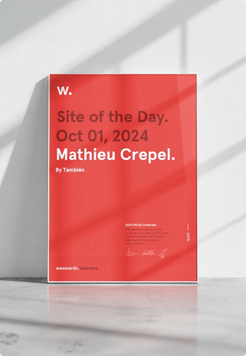 Awwwards poster