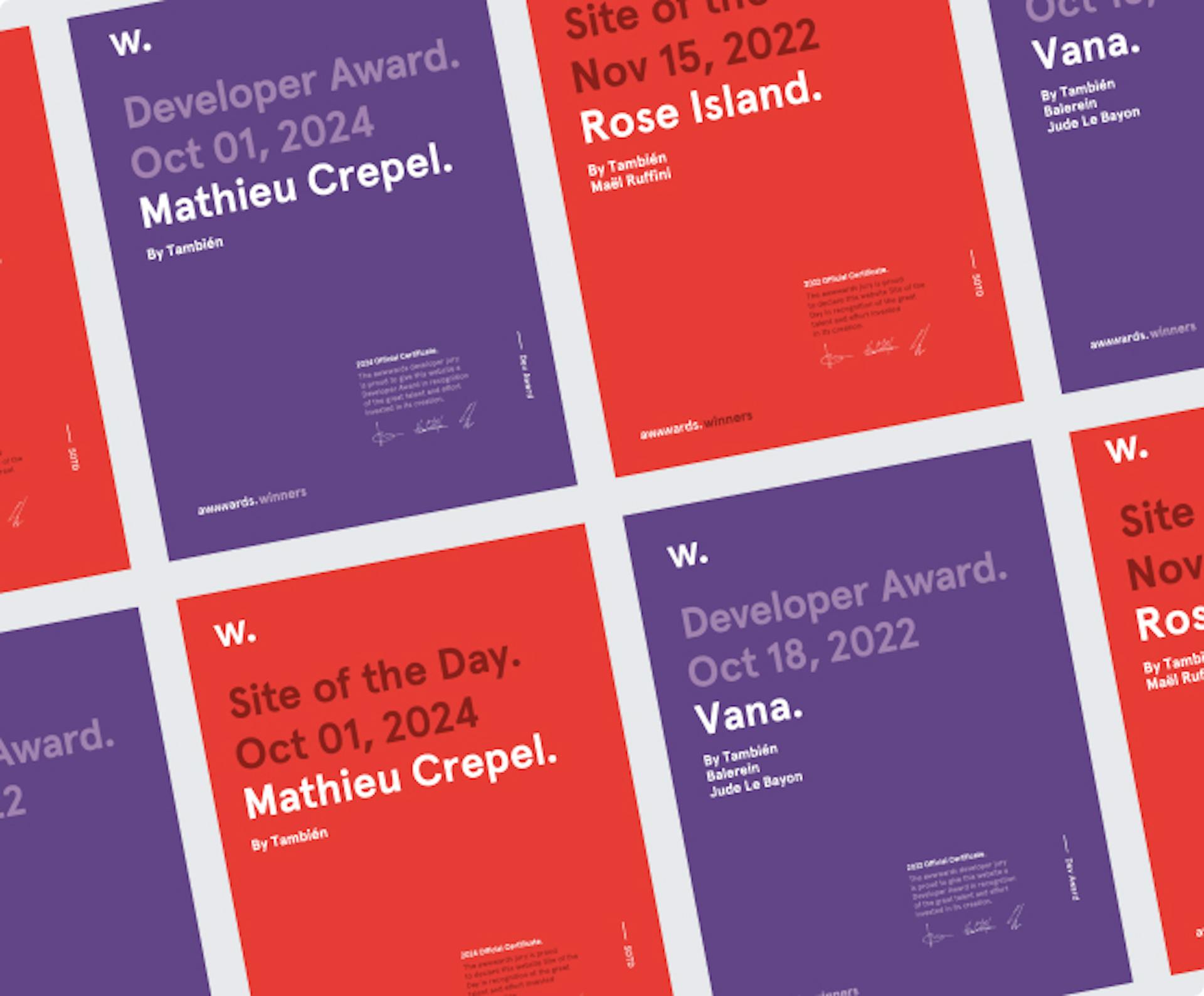 Awwwards poster