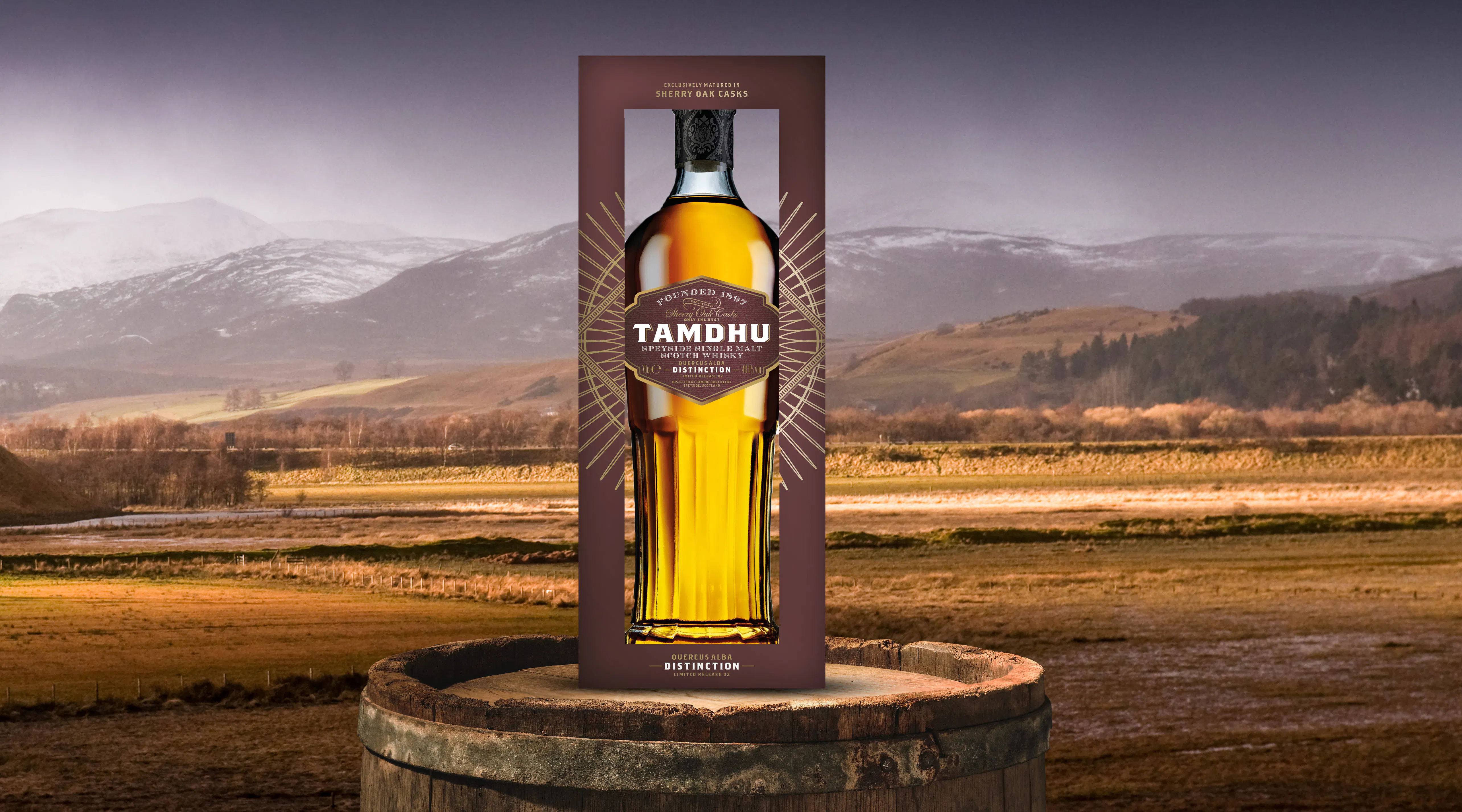 Tamdhu Speyside Single Malt Scotch Whisk unveils Quercus Alba 