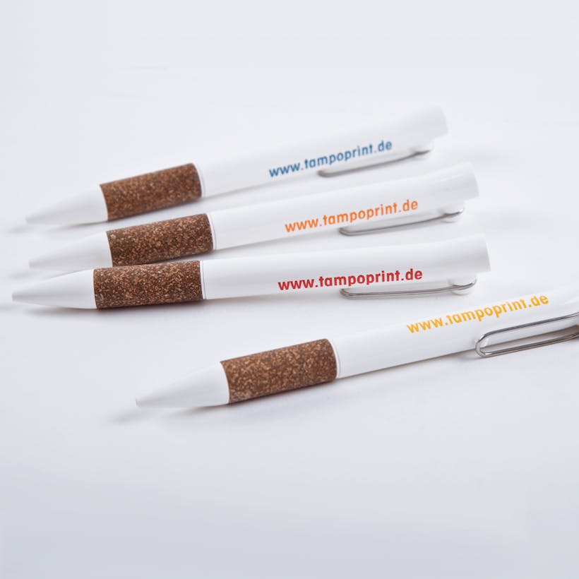 Kugelschreiber im Tampondruckverfahren dekoriert