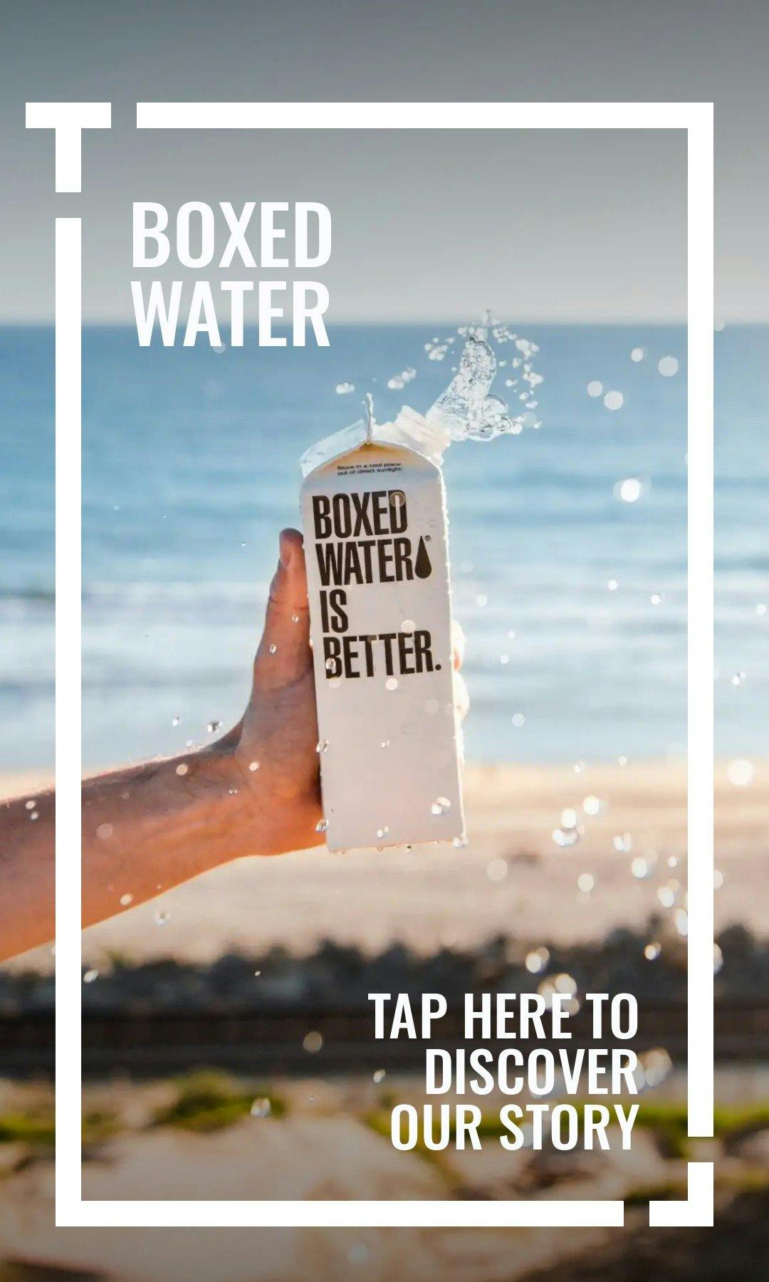 Cover image of a Tappable web story showing the benefits of boxed water