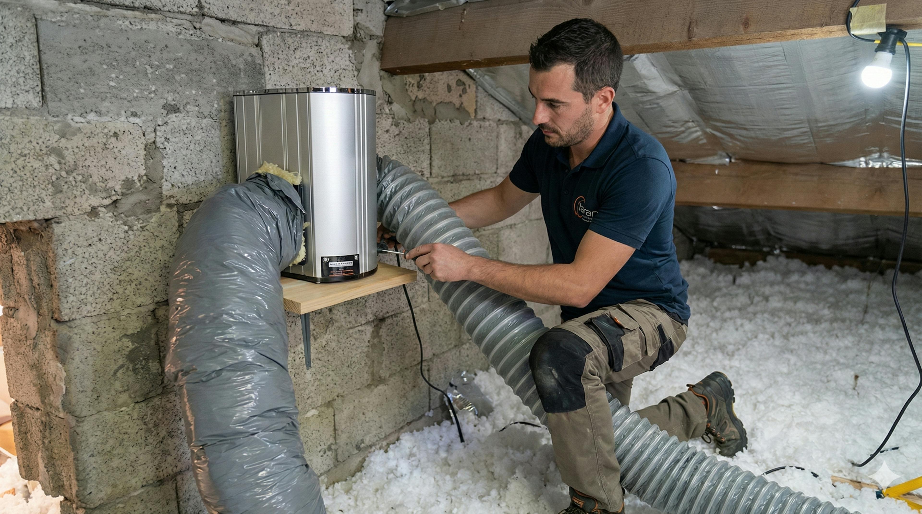 Ventilation positive hygroréglable - VPH