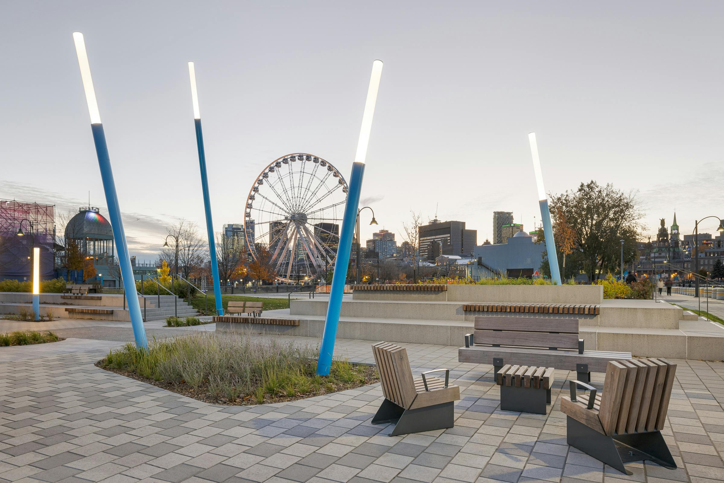 Photography for landscape architects of landscaping in Montreal.