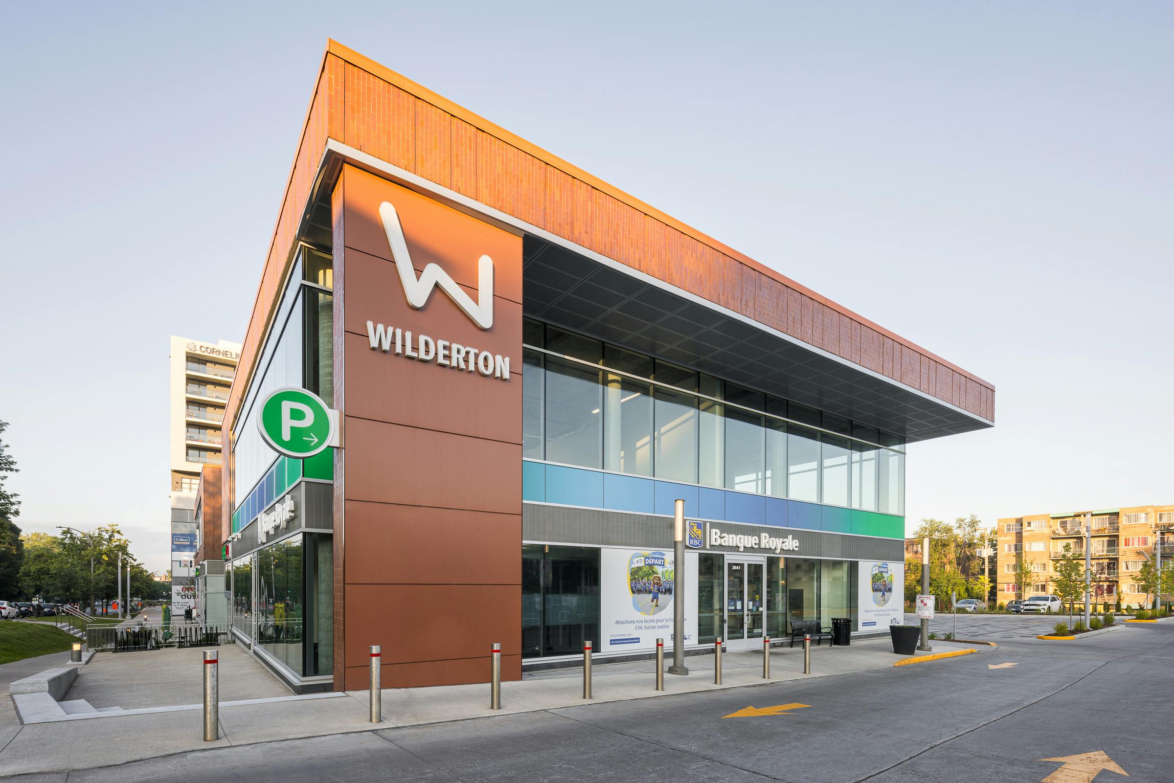 Modern commercial spaces in Montreal