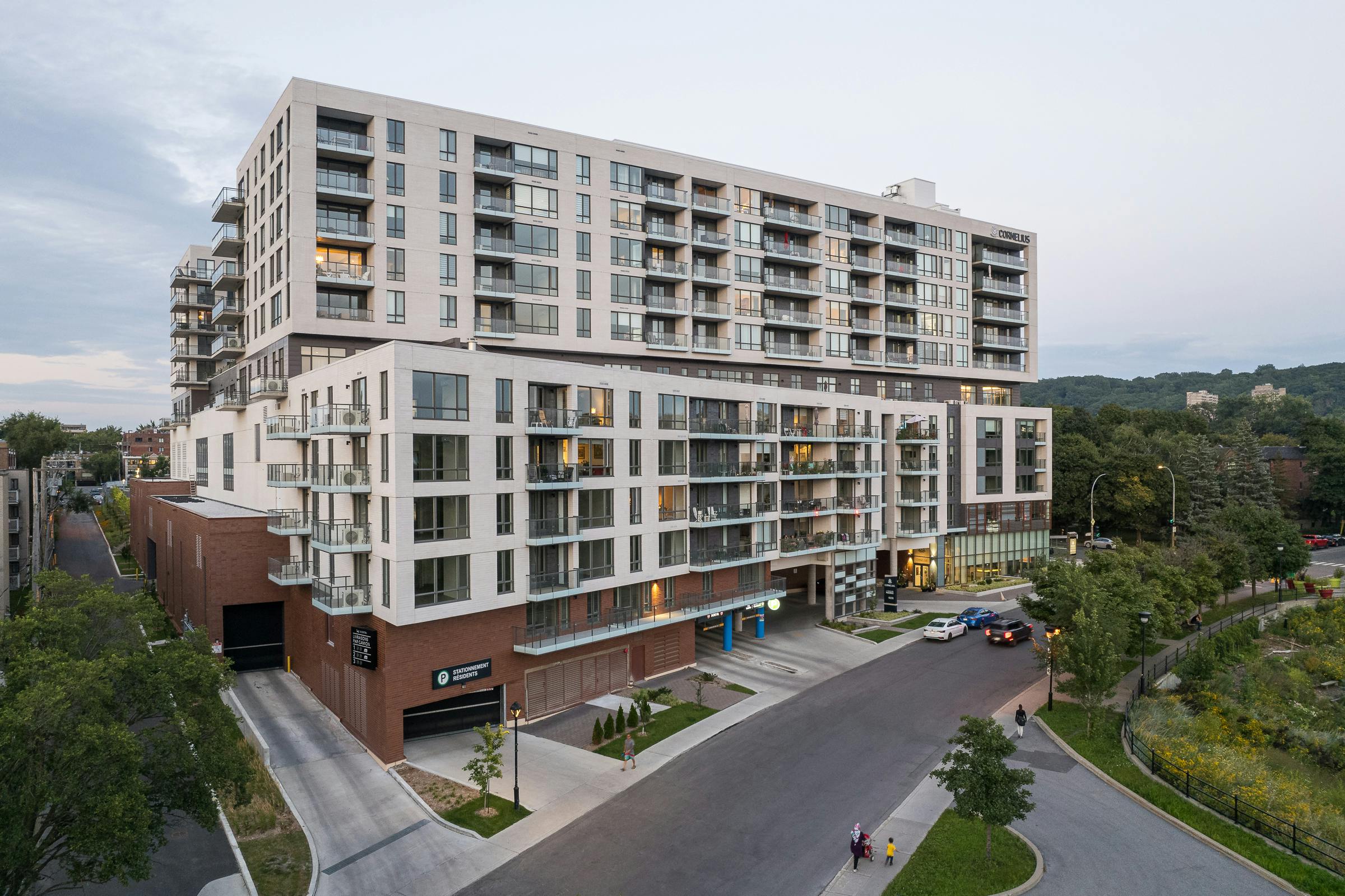 Balconies and modern residential design in Montreal