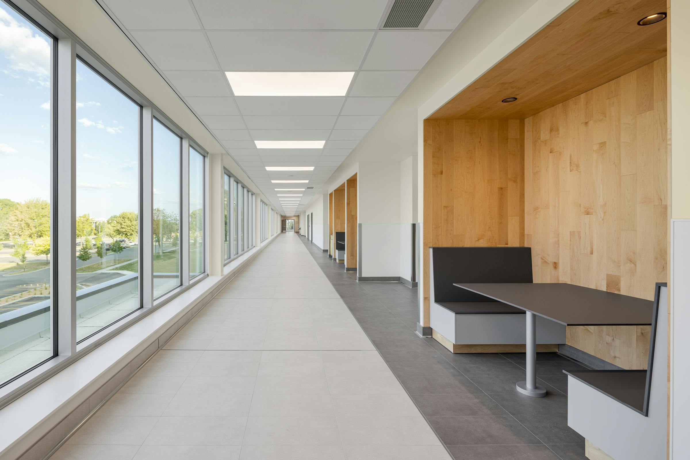 Photographie illustrant la fluidité de la circulation verticale et horizontale.