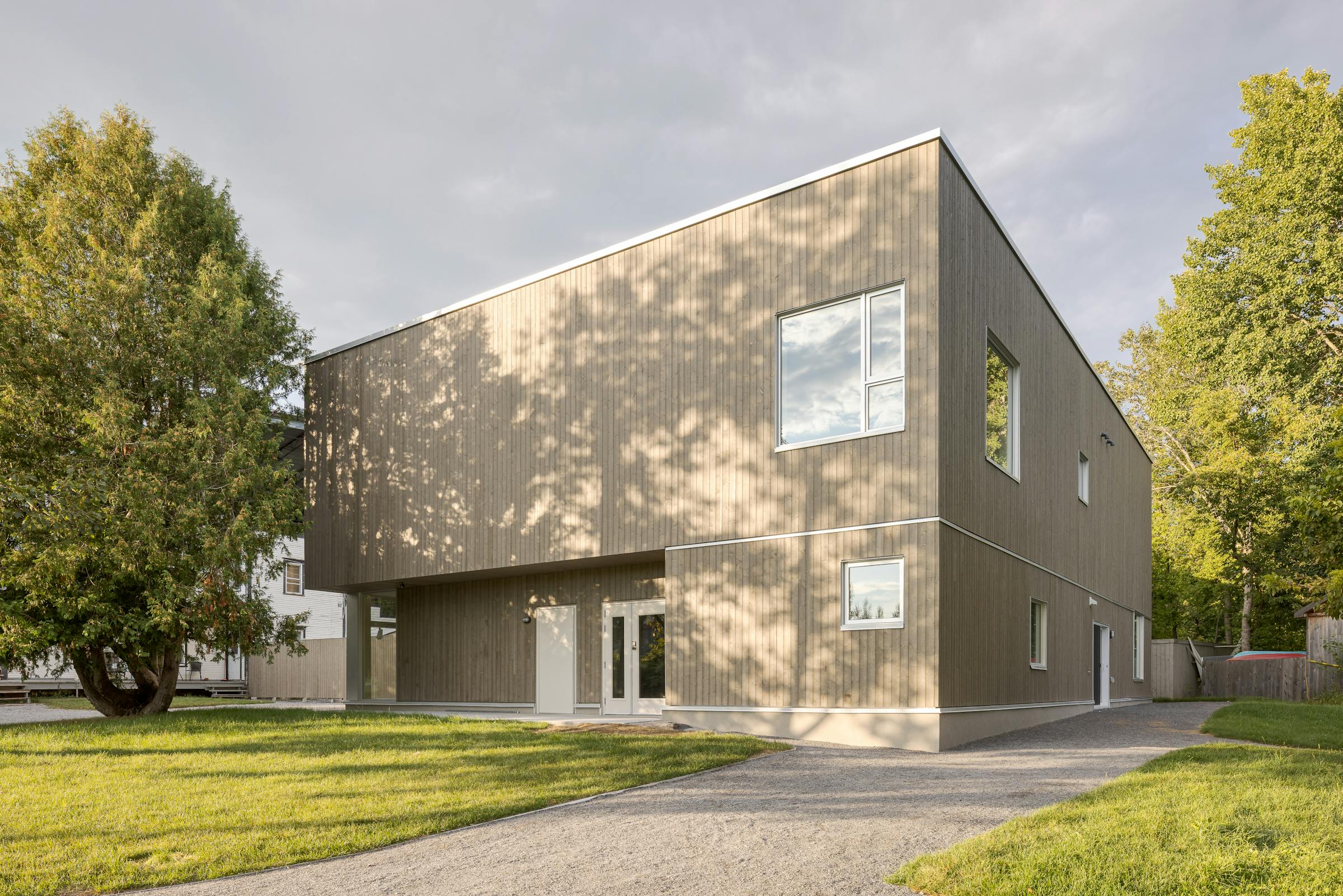 Volume and materiality serving the cultural project.