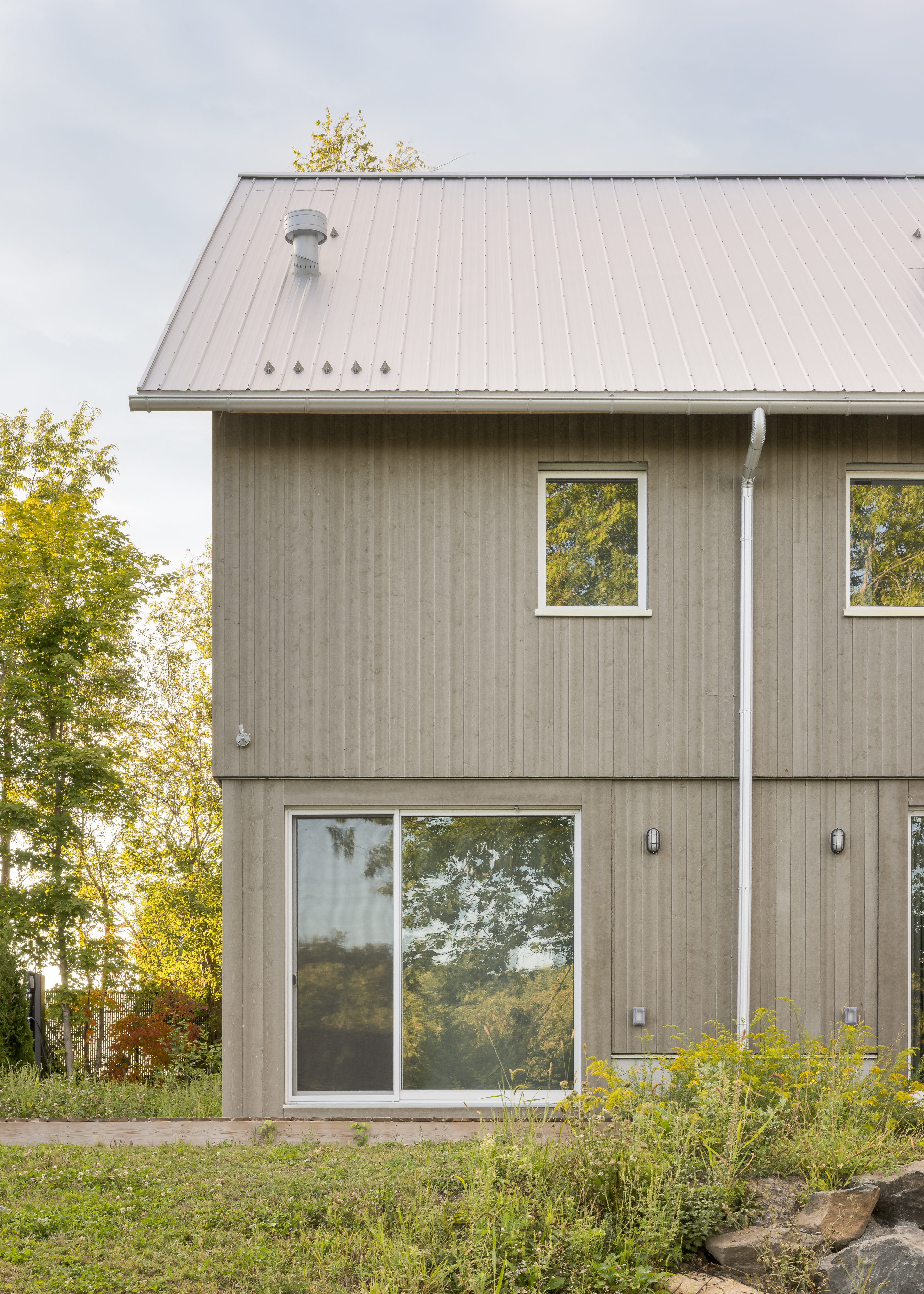 Artist residences integrated into the heritage estate.