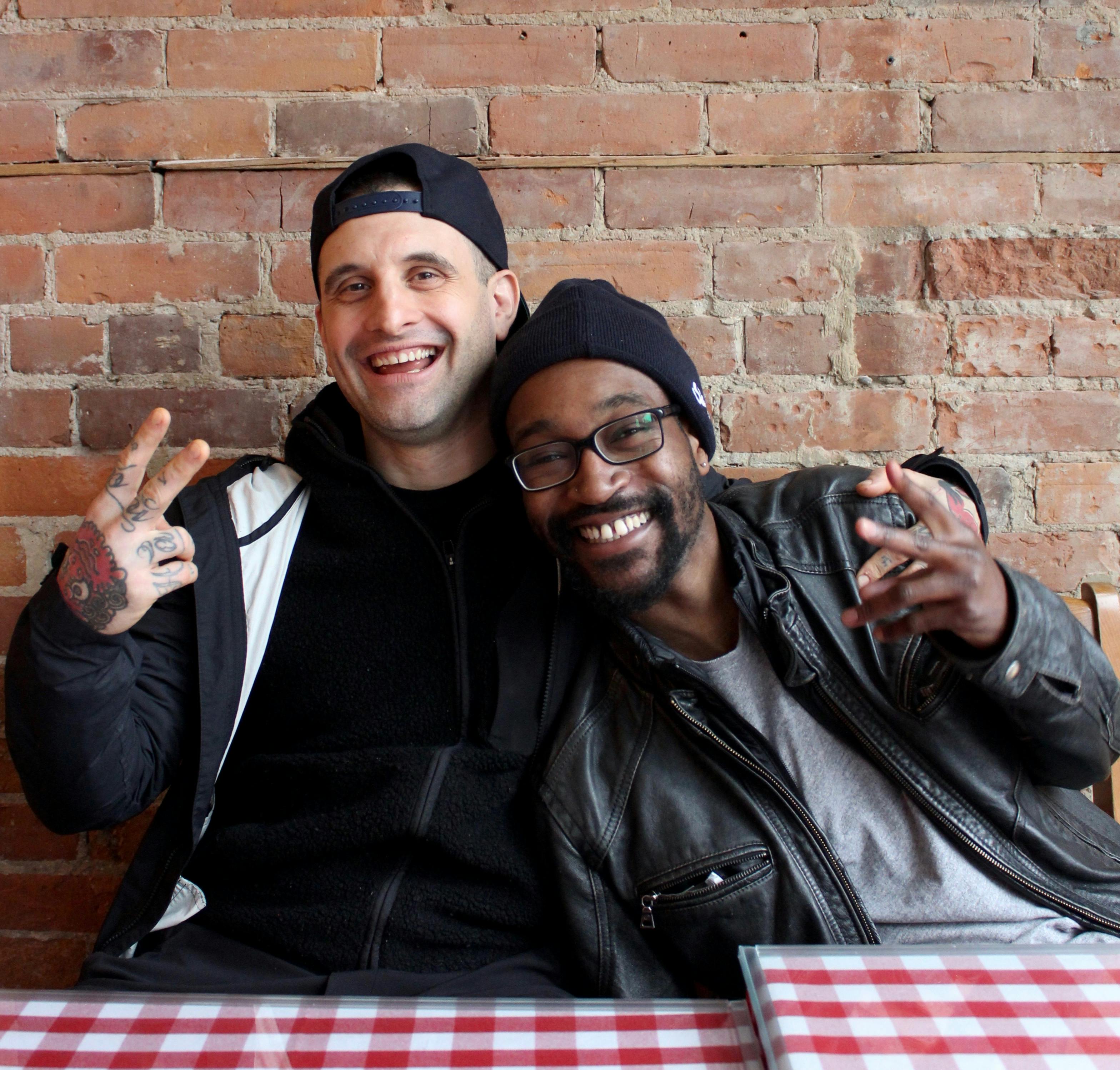 Co-owners Conor 'aka Conzo' Joerin and Lamine Martindale.
