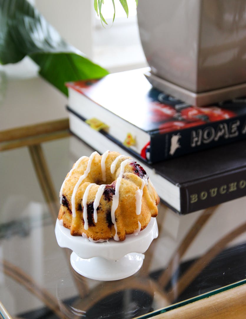 Lemon blueberry bundt