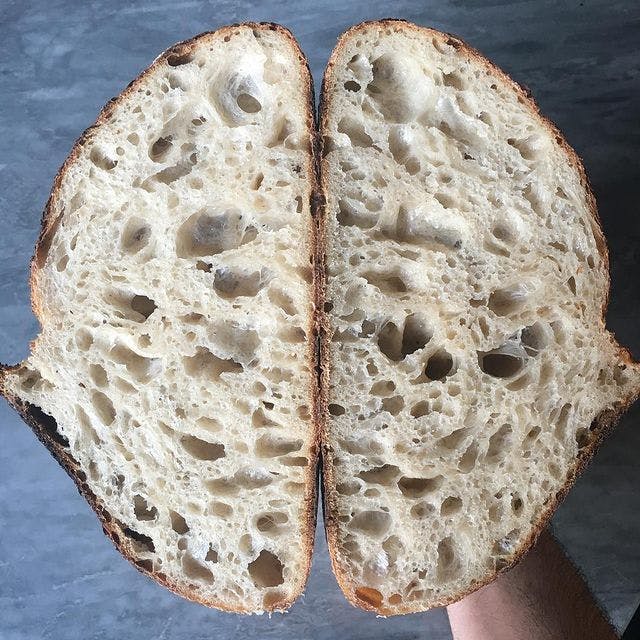 Sourdough bread from Emmer Toronto