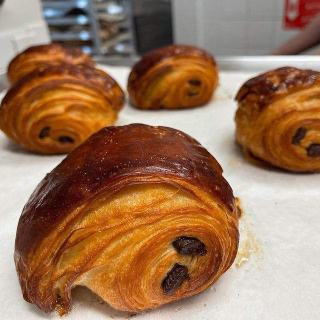 Chocolate croissants from Emmer Toronto