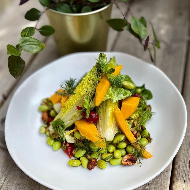 Alphonso Mango and Baby Gem Salad