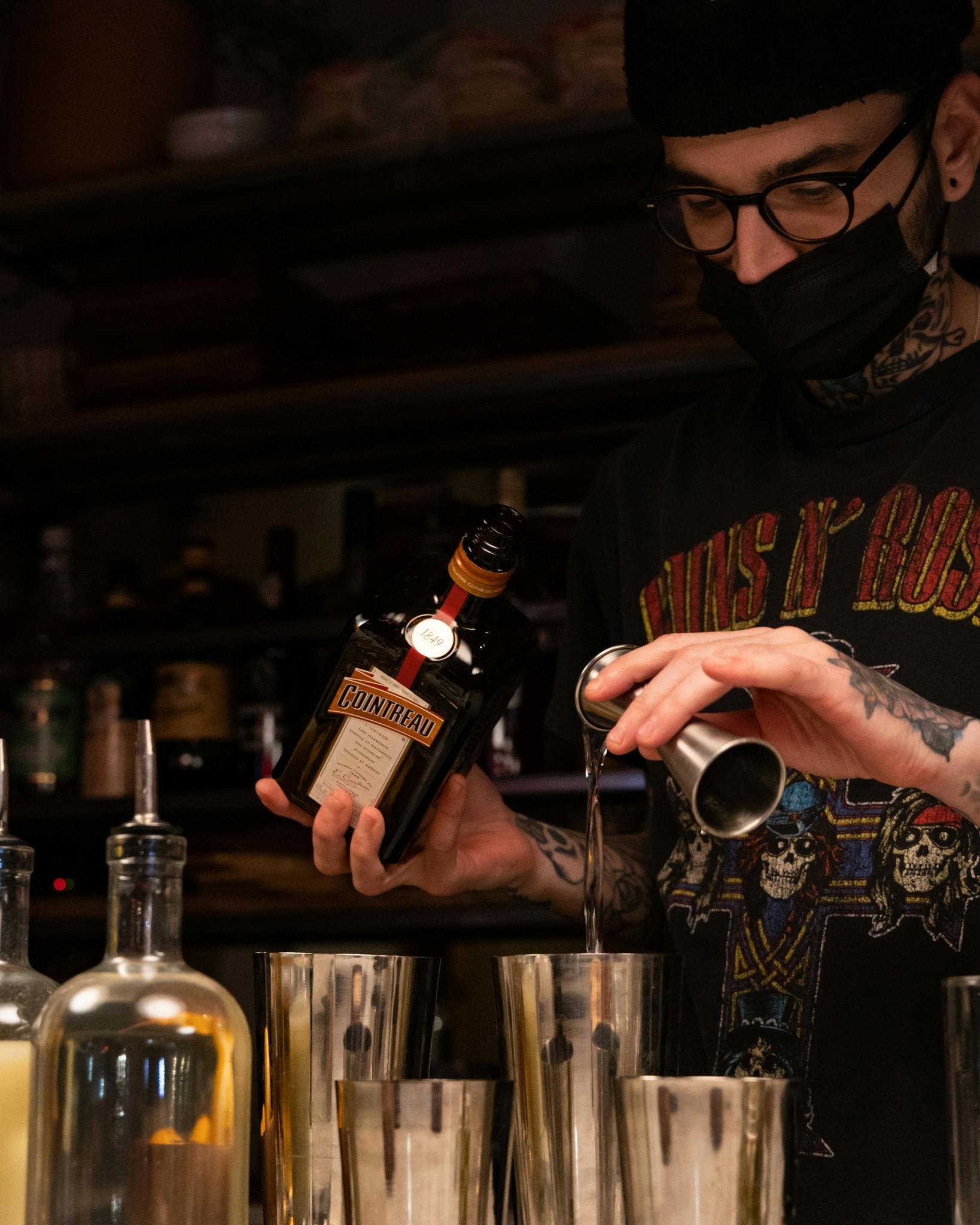 Bartender preparing a Nice Driveway