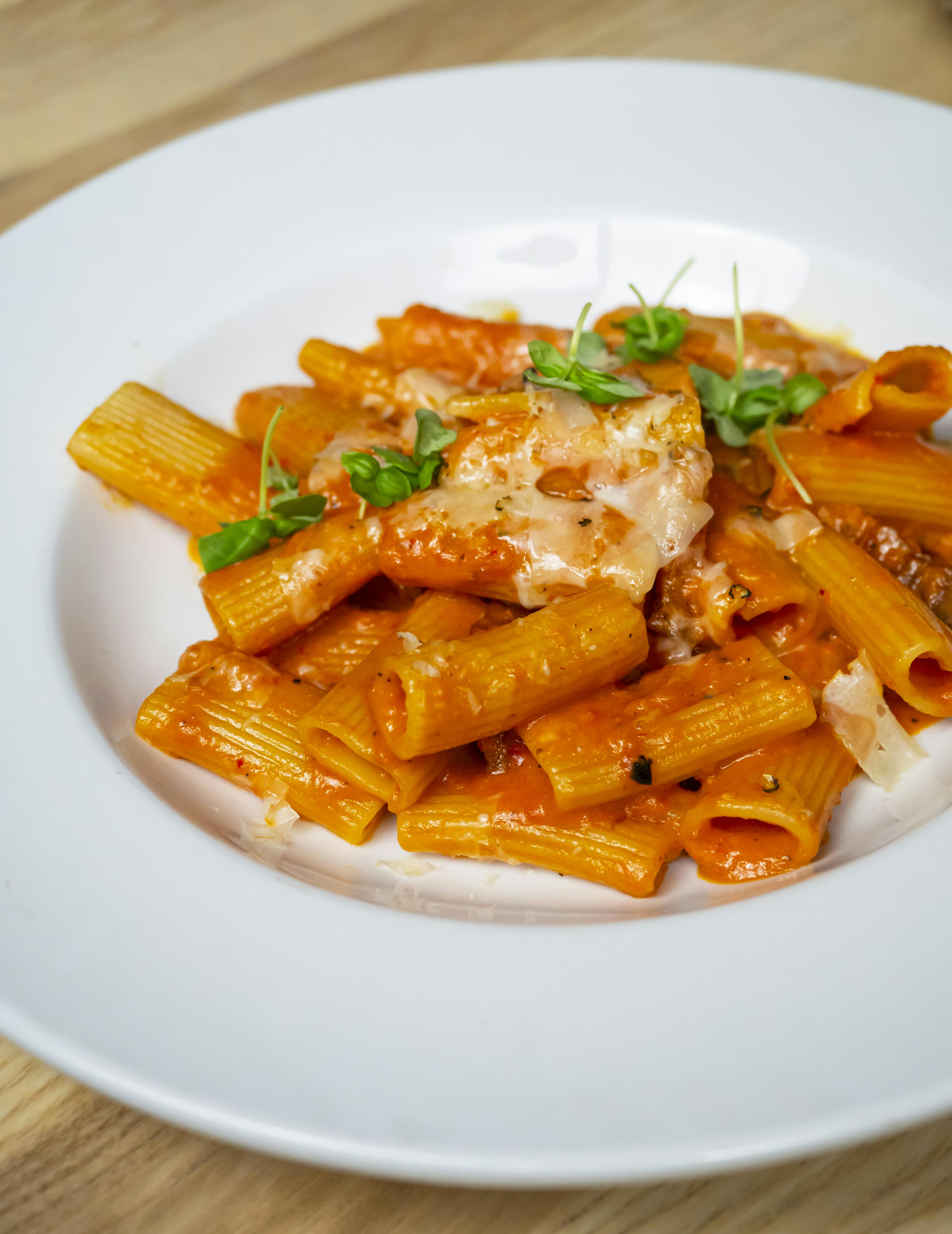 Spicy Rigatoni Pasta