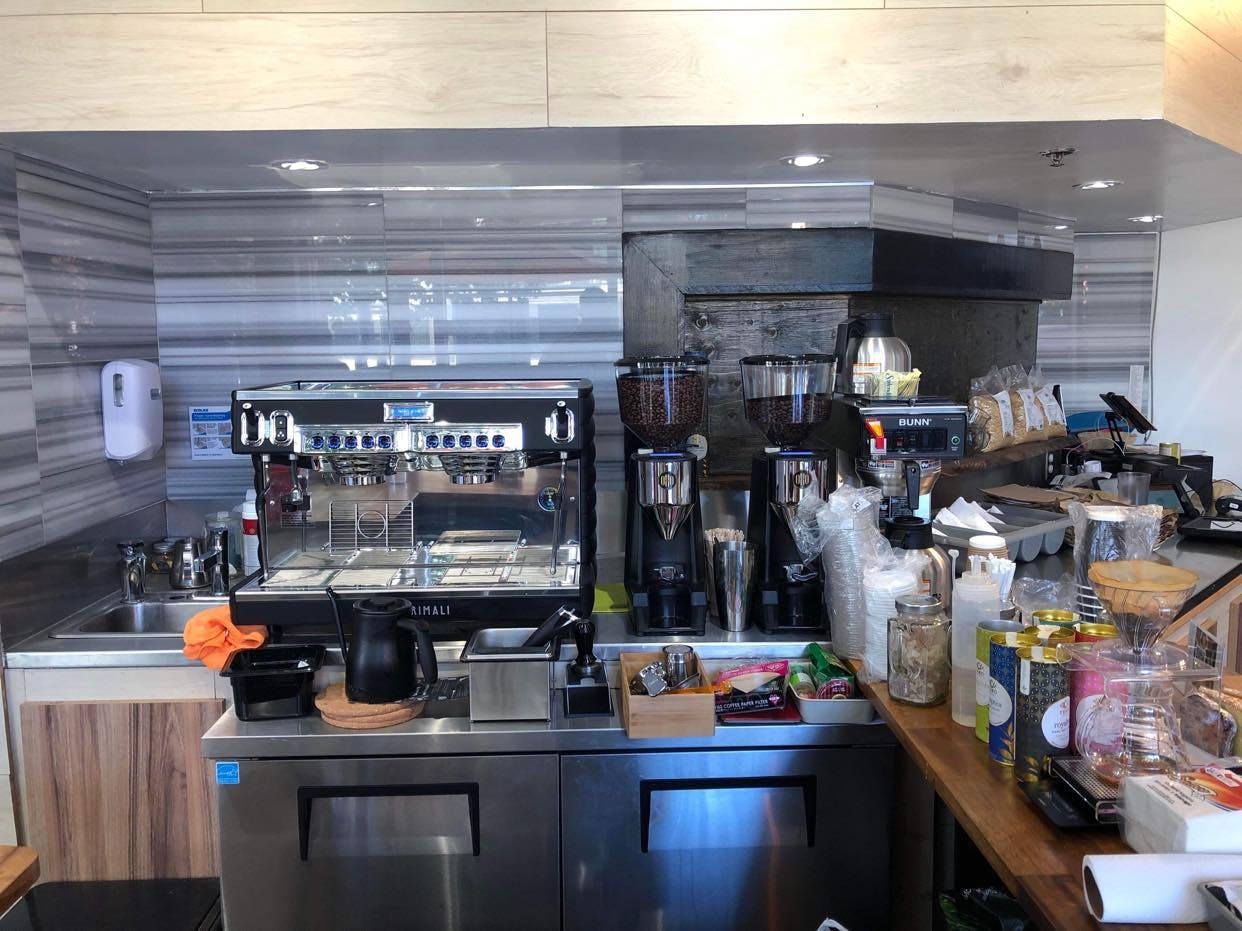 The barista bar