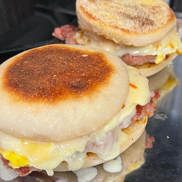 Breakfast sandwiches from Emmer Toronto