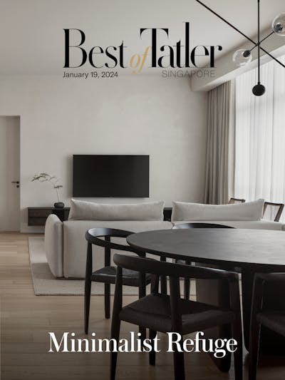 An ultra-minimalist refuge overlooking Goodwood Hill, Singapore