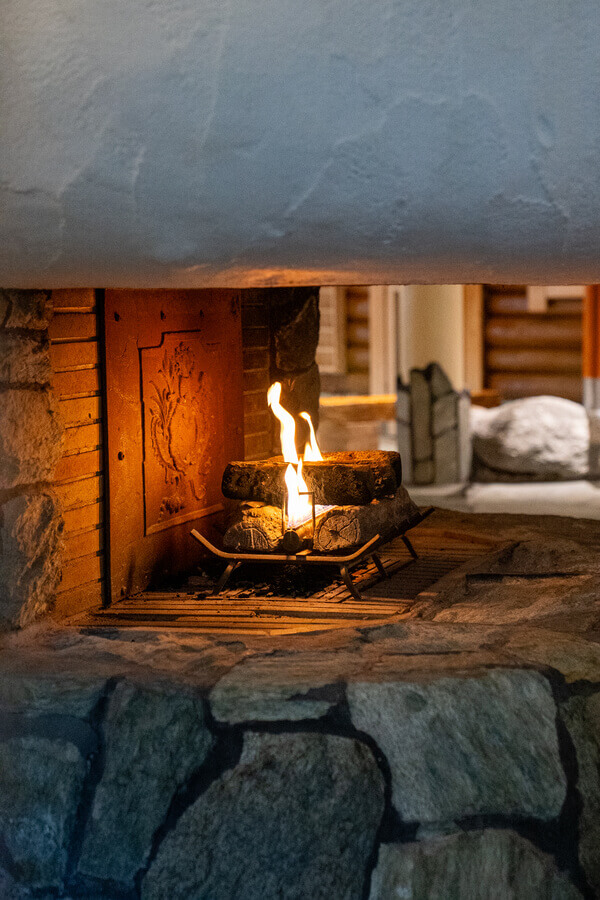 Feuer im Saunabereich